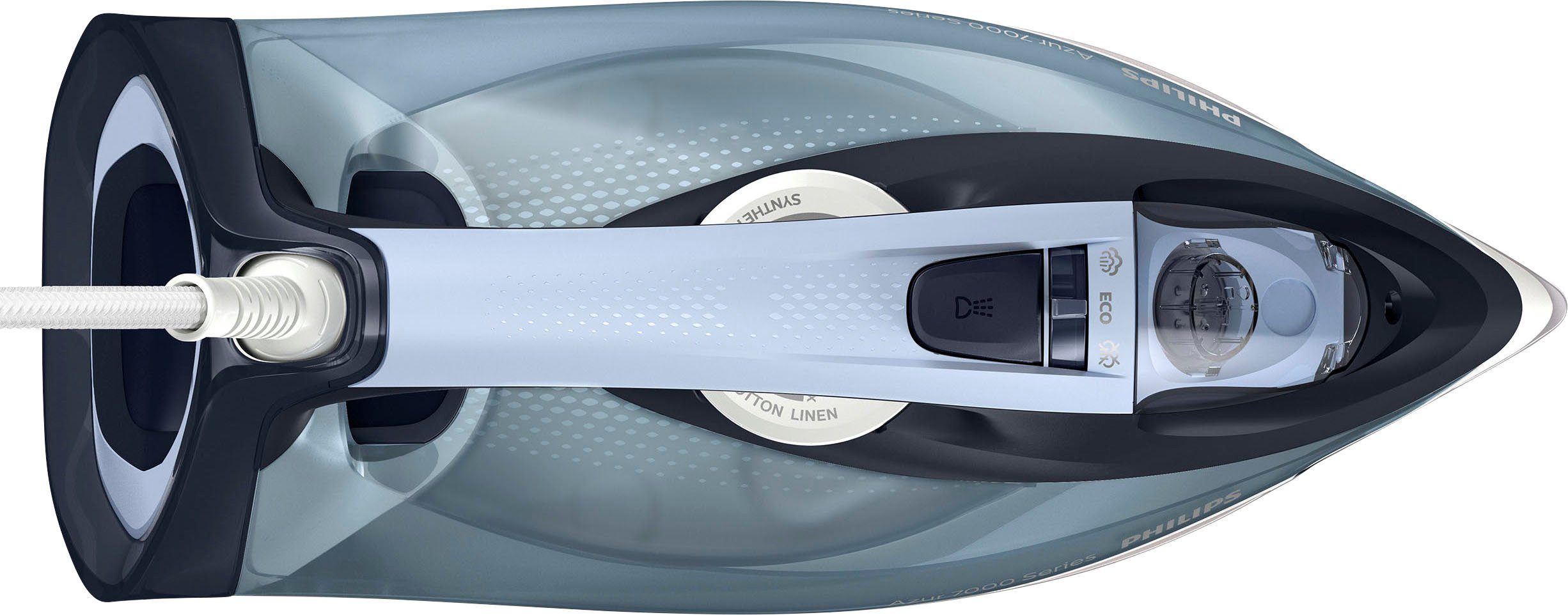 Philips Dampfbügeleisen DST7020/20 7000 Series, 2800 W, SteamGlide Plus Bügelsohle, 300 ml Wassertank, 250 g Dampfstoß – Bild 2 von 5