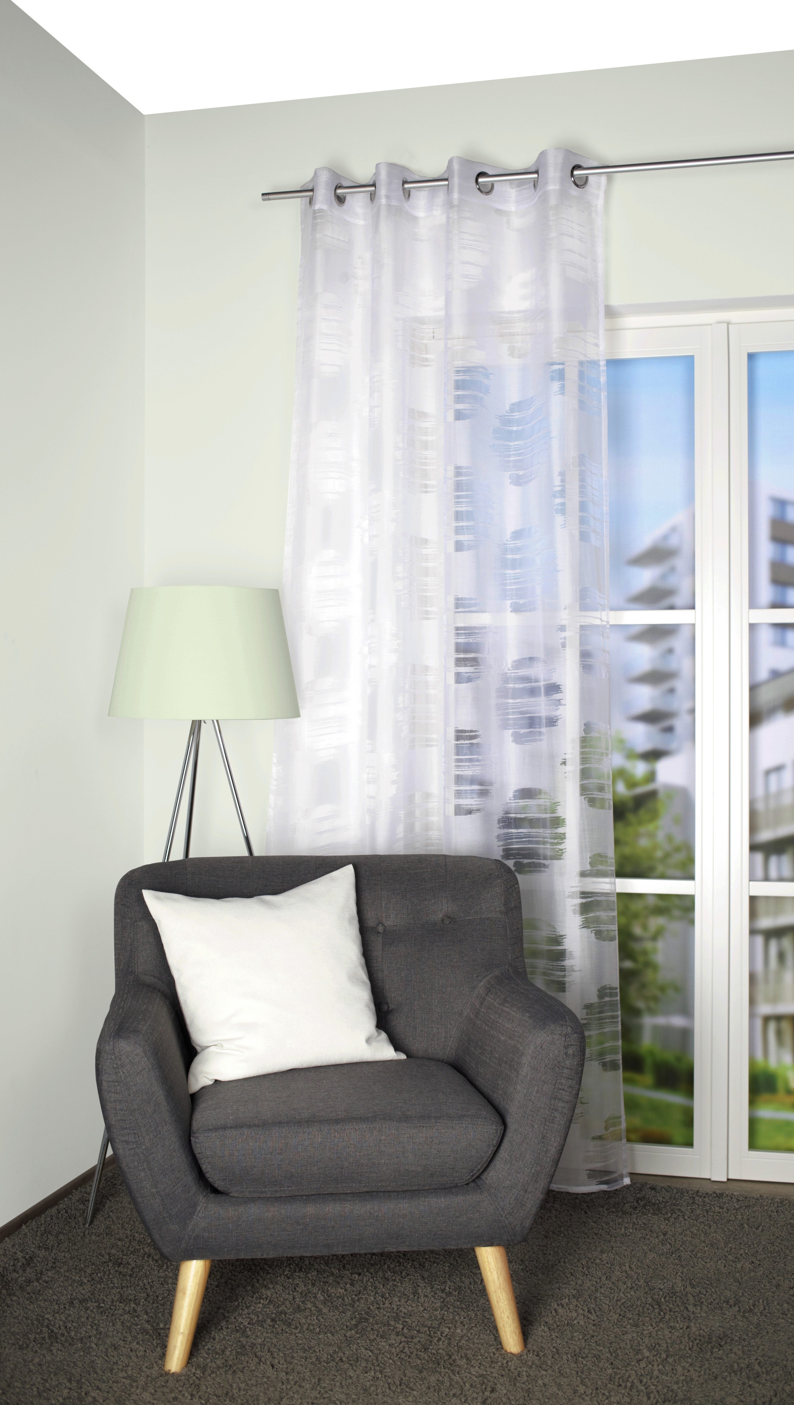 HOME WOHNIDEEN Gardine BRENNON, Ösen (1 günstig online kaufen