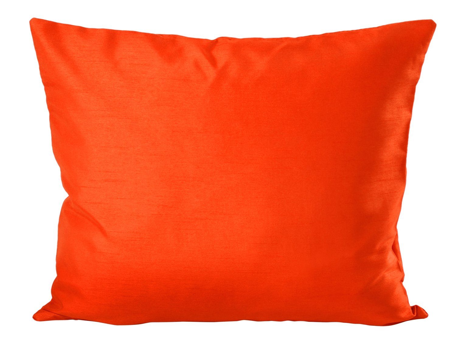 Haus und Deko Kissenbezug Kissenhülle Seidenglanz uni Kissenbezug Zierkisse günstig online kaufen