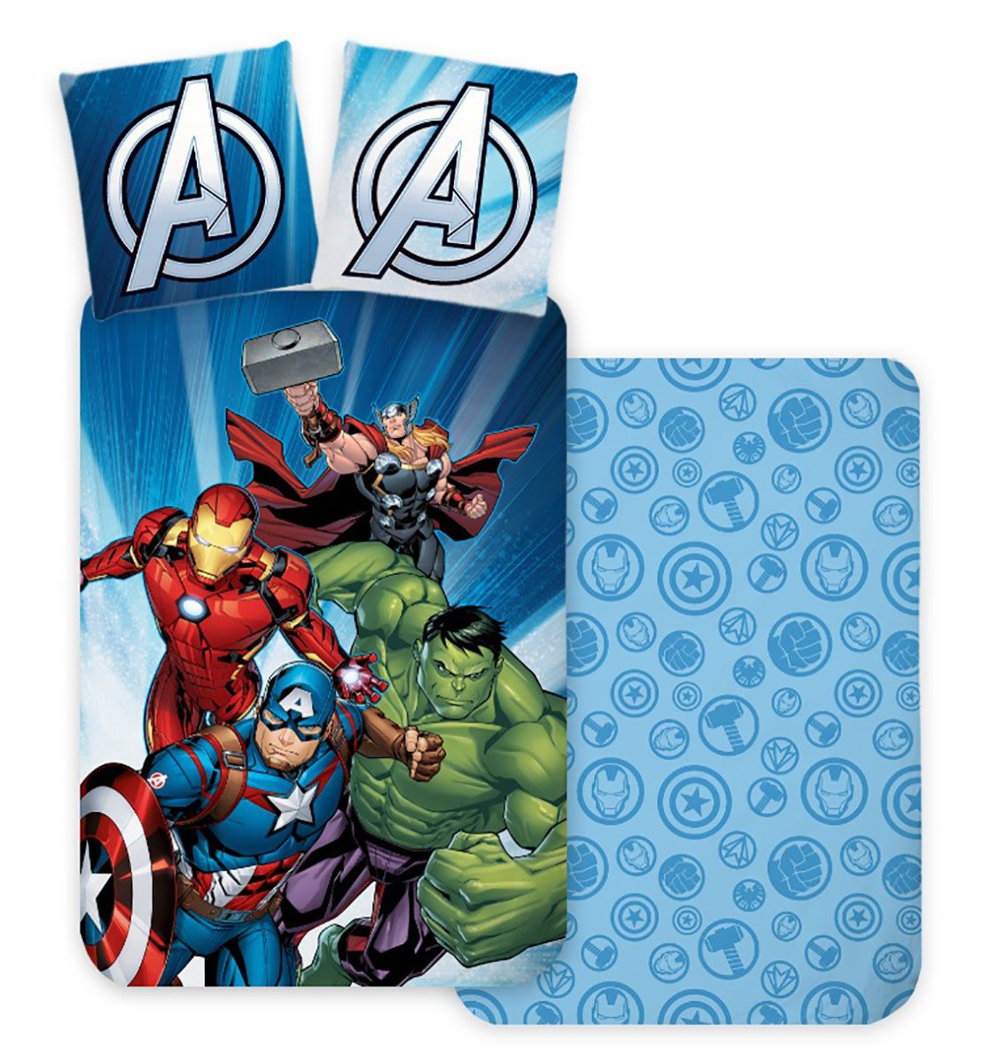 BrandMac Kinderbettwäsche Marvel Avengers Babybettwäsche Iron Man Captain A günstig online kaufen