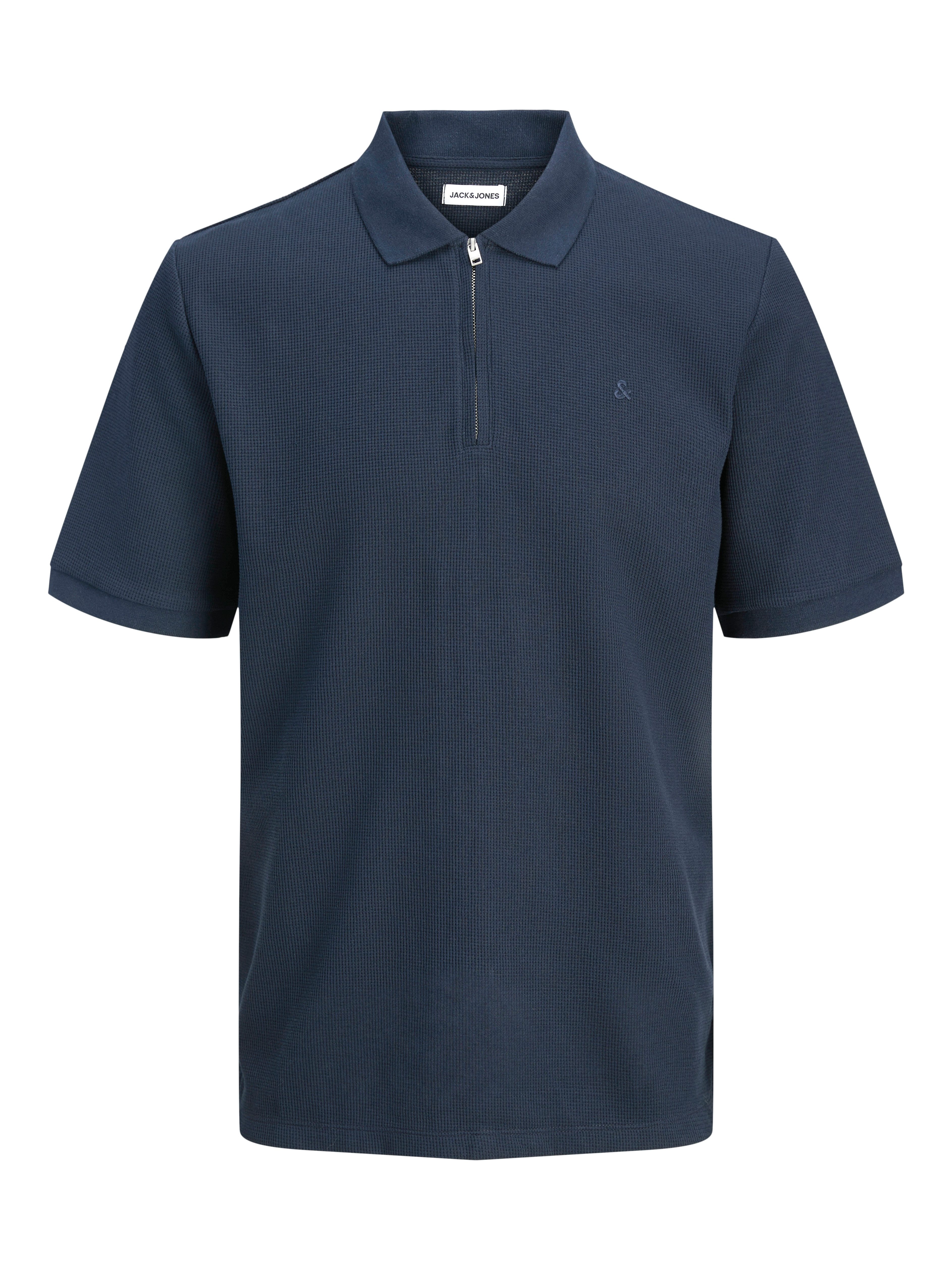 Poloshirt JJEAUSTIN ZIP POLO SS NOOS PLS