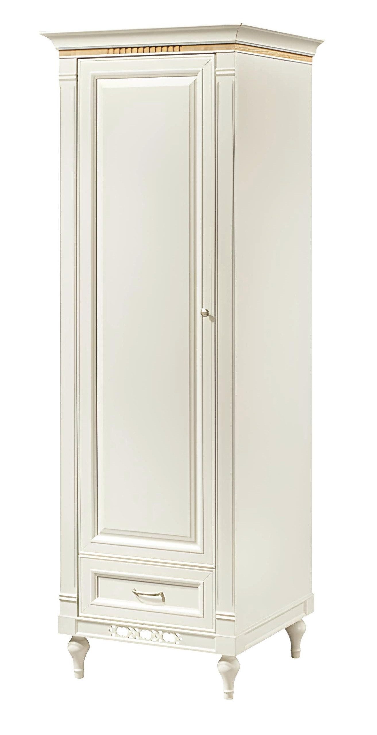 Xlmoebel Kleiderschrank Traditionelle Schränke - Eckschrank aus Holz - FL-D1 (Model Florenz FL-D1) Hergestellt in Europa