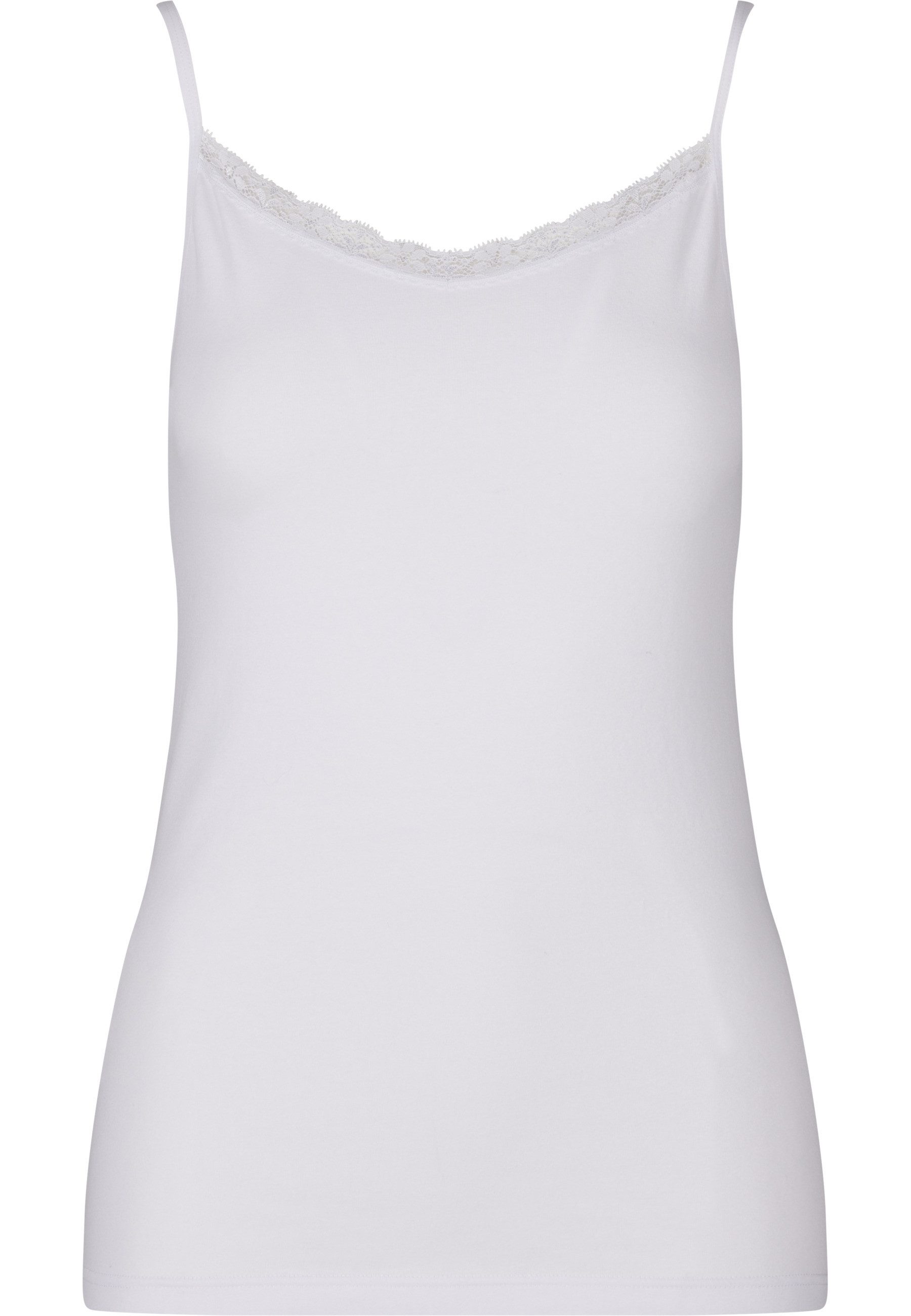 URBAN CLASSICS Achseltop Urban Classics Ladies Basic Tank Top Cotton Lace 2-Pack