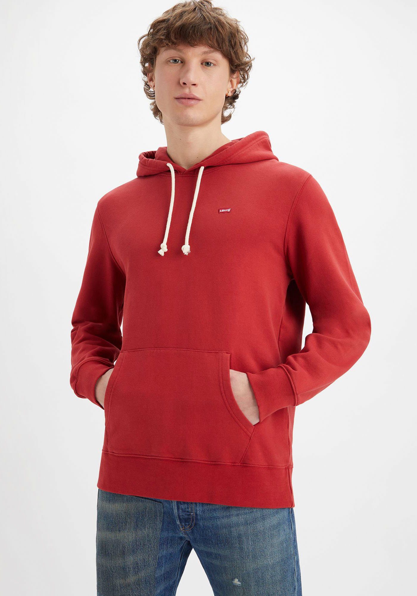 Levi's® Kapuzensweatshirt NEW ORIGINAL HOODIE mit kleinem Batwing-Logo rhythmic red