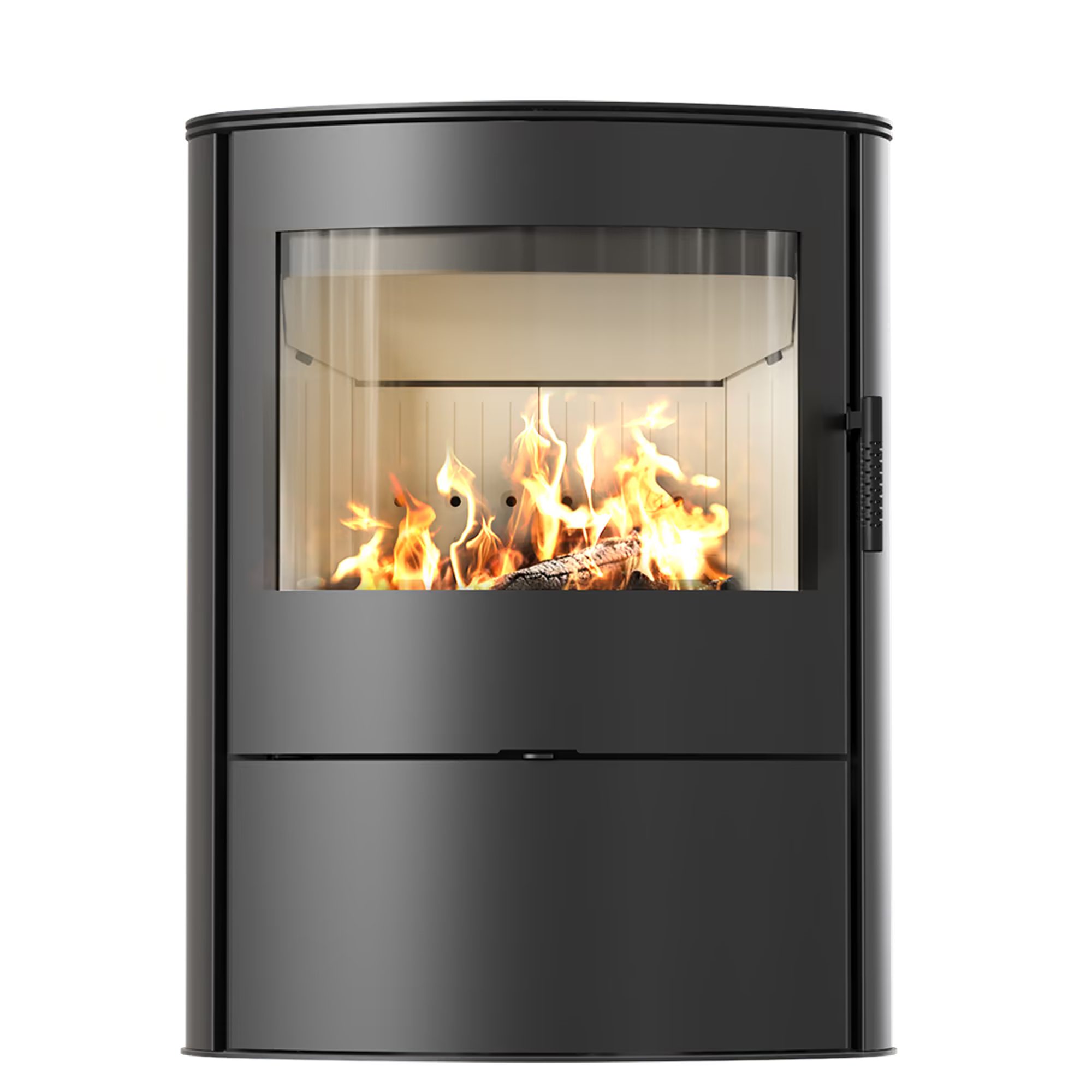 Kratki Kaminofen Kaminofen aus Stahl AB/S/2/RO 10 kW Ø 150 Verkleidung weis günstig online kaufen