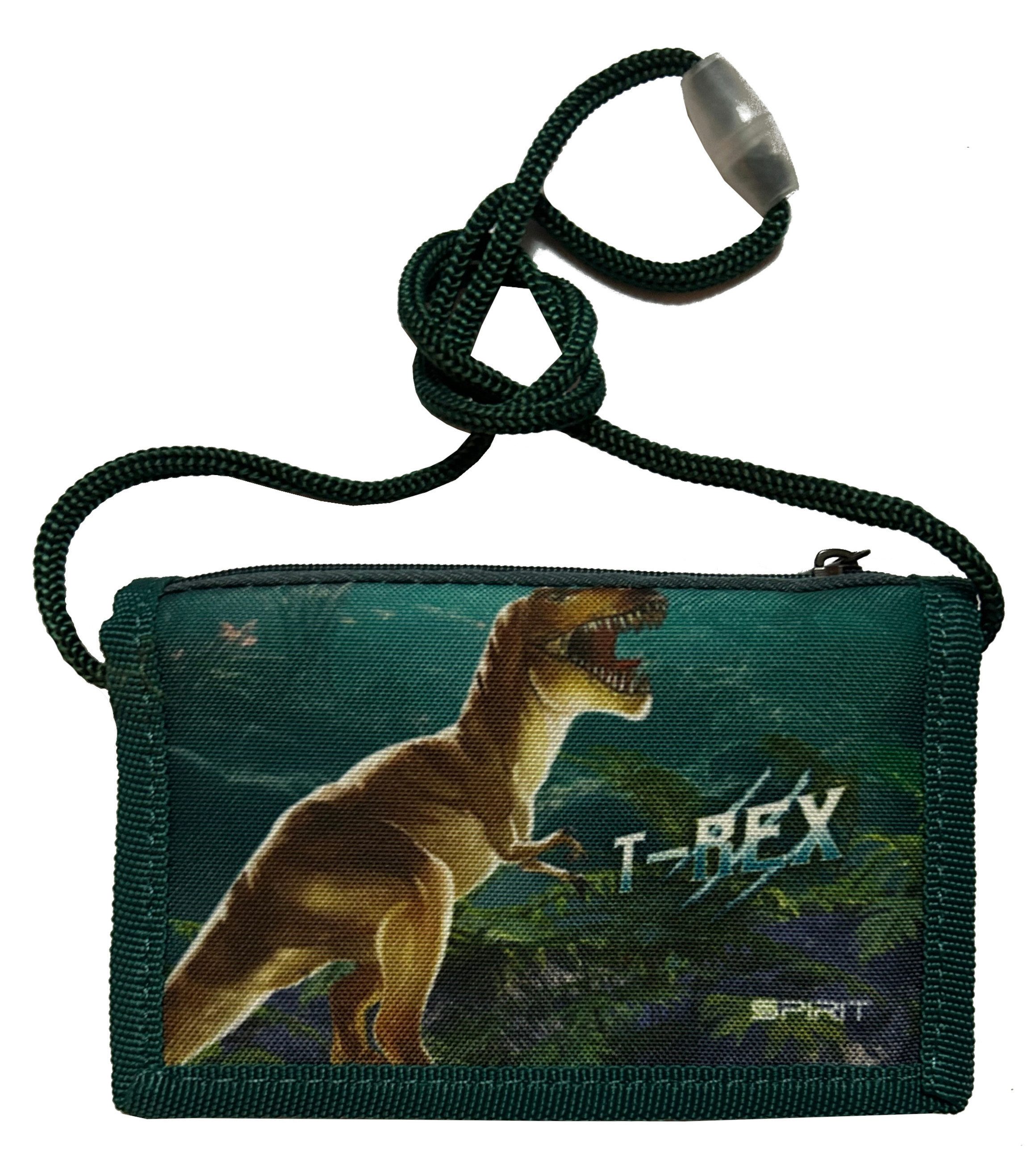 Spirit Brustbeutel Dinosaurier Geldbörse Geldbeutel Kinder Portemonnaie Dino, Giganotosaurus