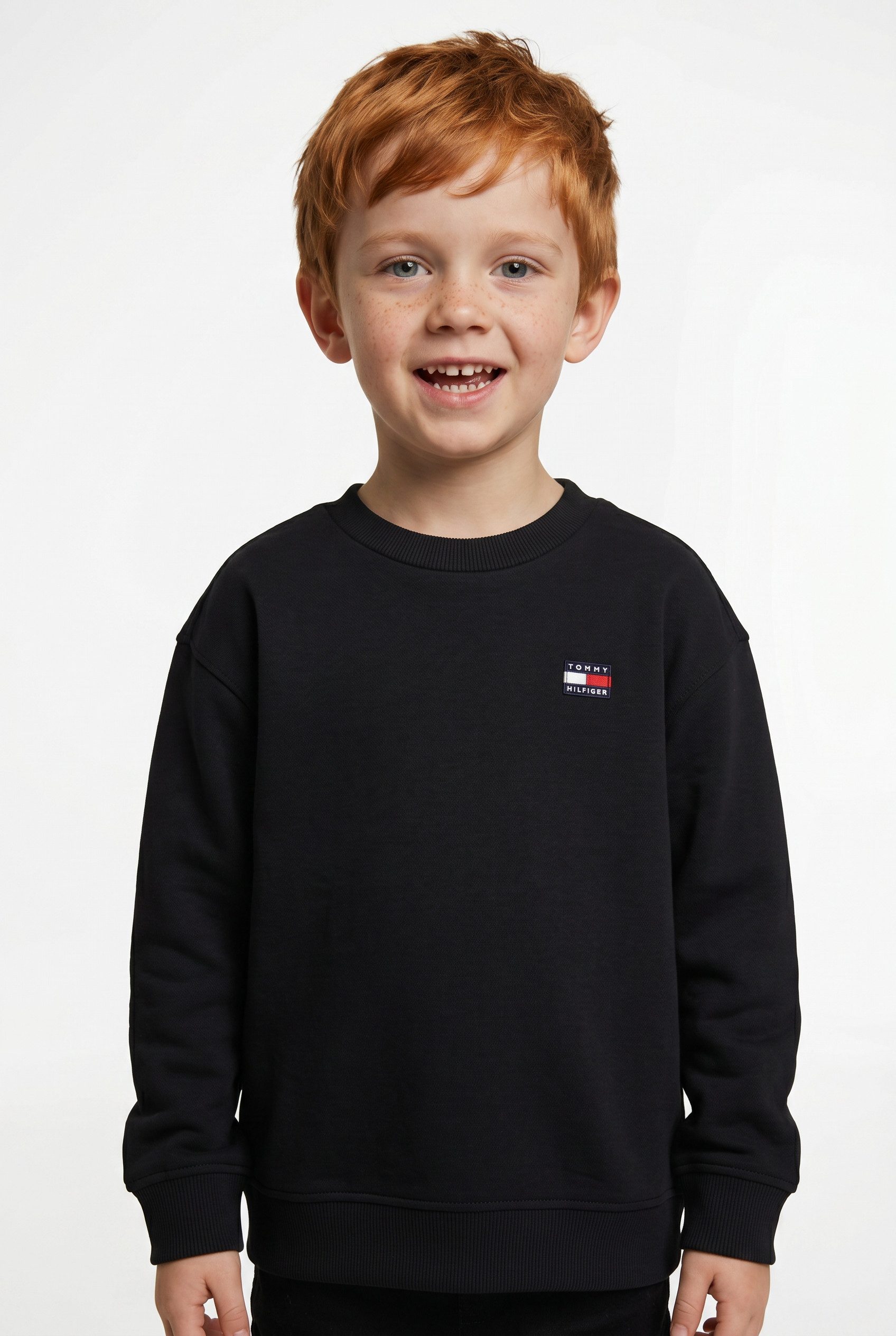 Tommy Hilfiger Sweatshirt Rundhalsausschnitt, Regular Fit, Kinder bis 16 Jahre
