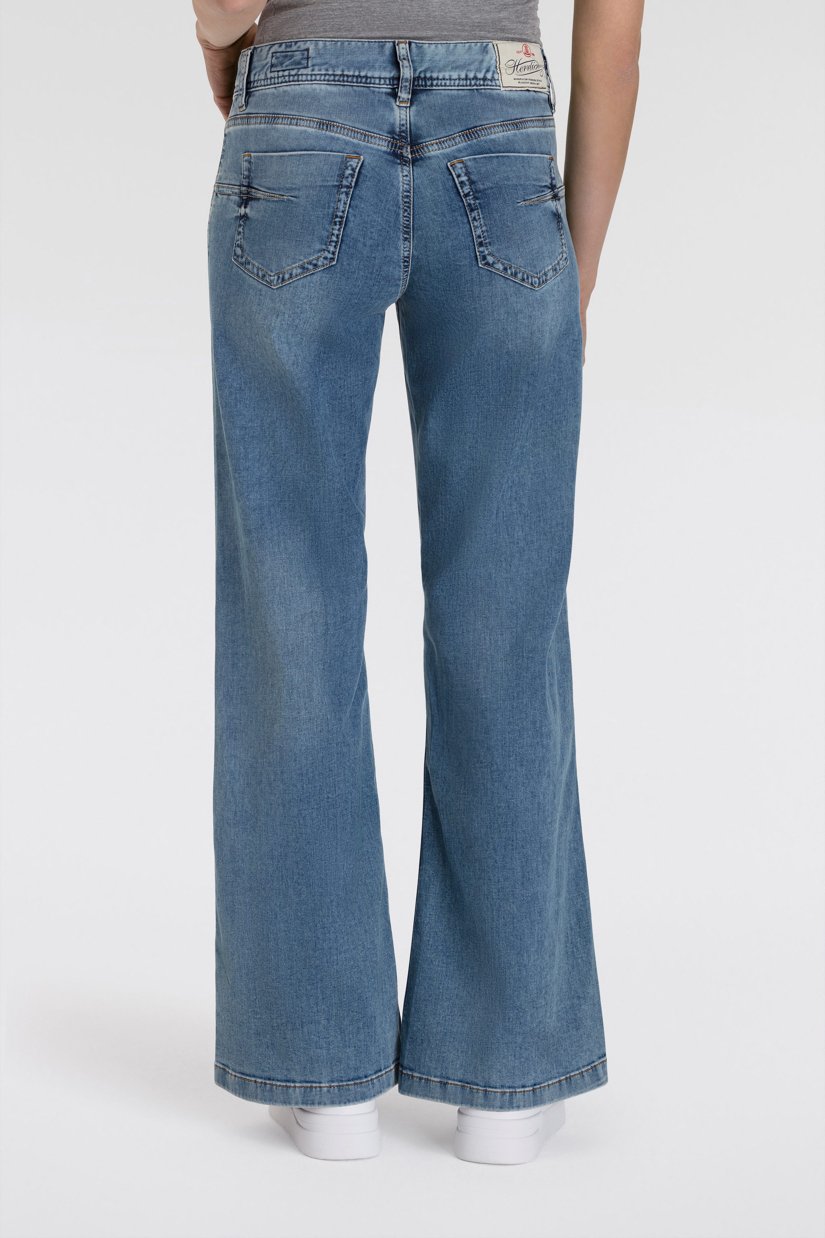 Herrlicher 5-Pocket-Jeans Edna Recycled Denim Light günstig online kaufen