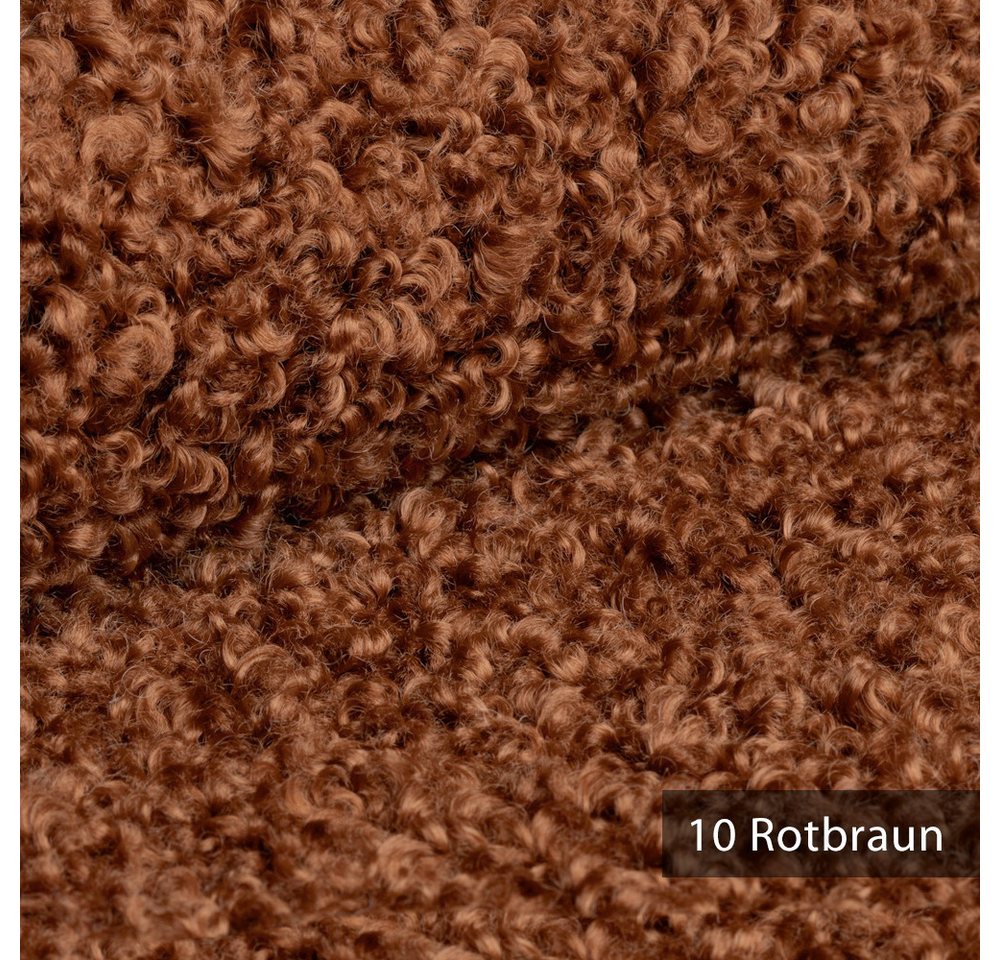 Thumbnail - novely® Stoff ROLAND Kuschelweicher Bouclé-Stoff in edler Optik, UV-Beständig, Robust, Zigaretten-Test bestanden, Meterw...
