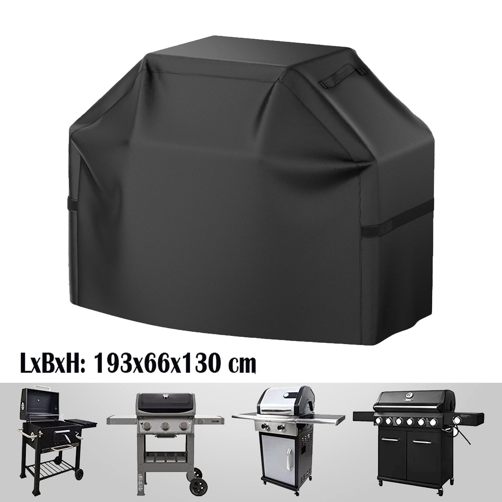 BTTO Grill-Schutzhülle Grillabdeckungen BBQ Grillabdeckung Gasgrill Grillhaube Abdeckung Wet, 420D Abdeckplane Grillschutz mit Griff