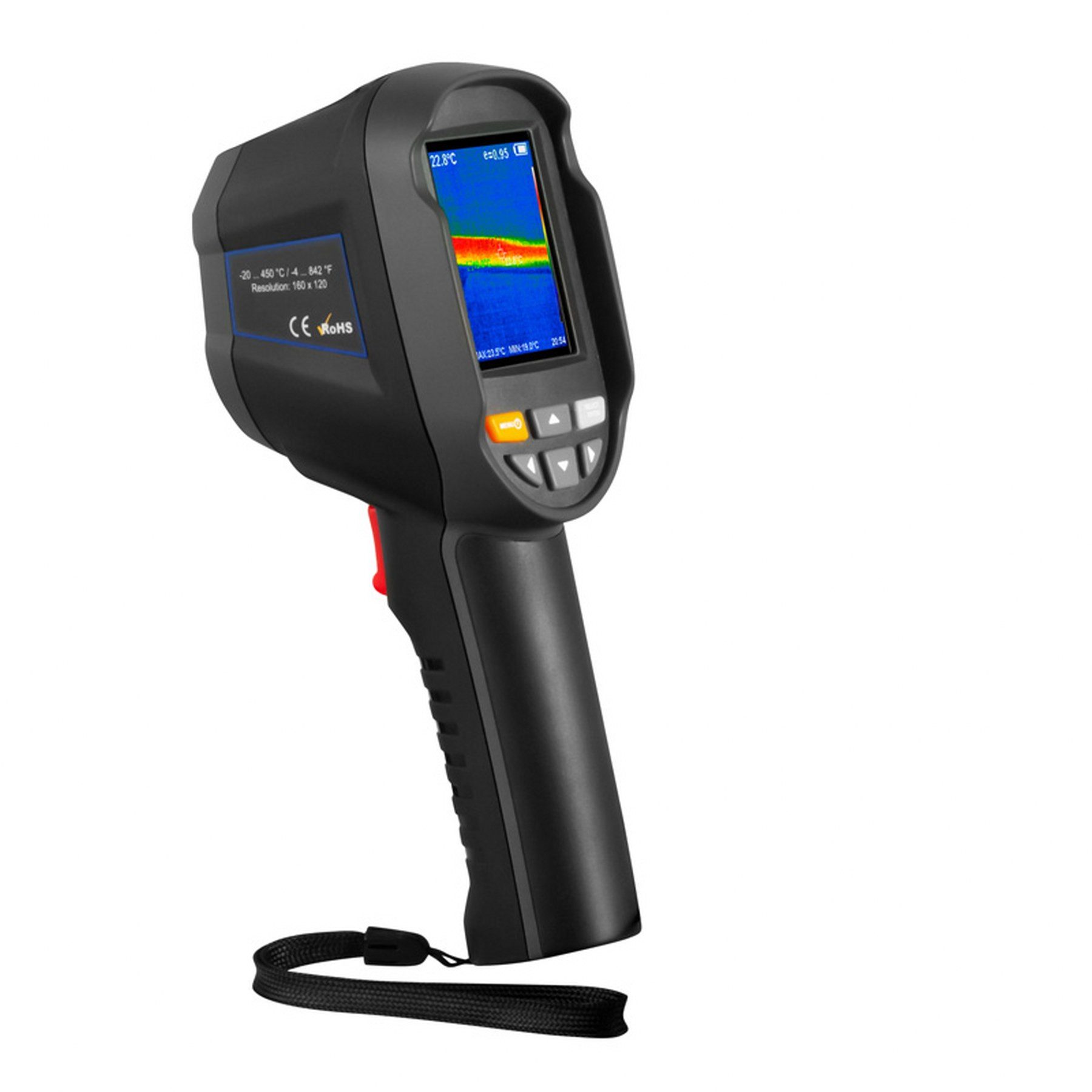 Gartenthermometer Wärmebildkamera, IR-Temperaturmessung Heiß- und Kaltpunktortung