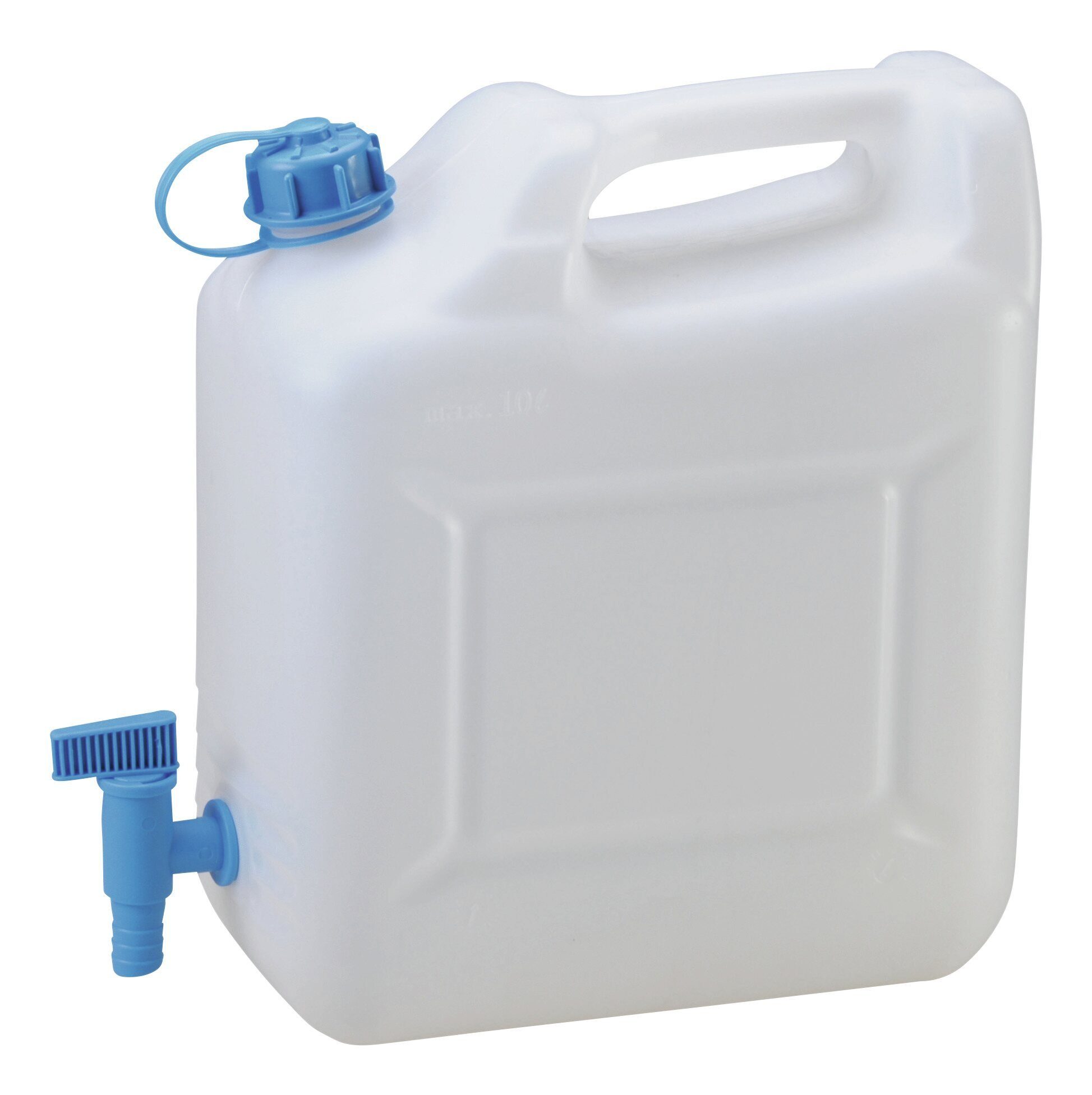 hünersdorff Kanister, Wasserkanister ECO 12 Liter Polyethylen mit Ablasshahn