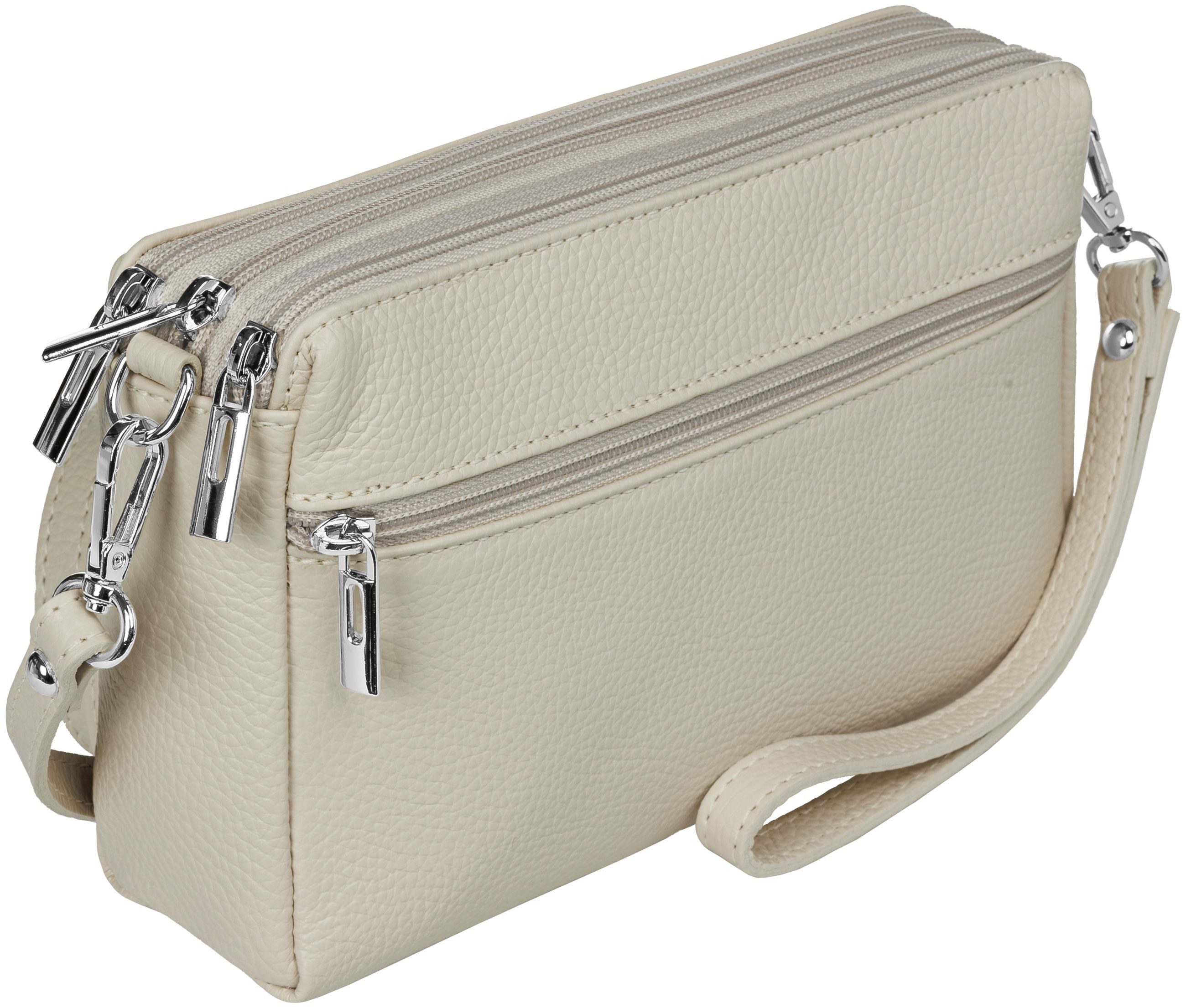 Umhängetasche Kleine Damen Crossbody Bag Leder Tasche - CLASSIC LINE - Modell No.815