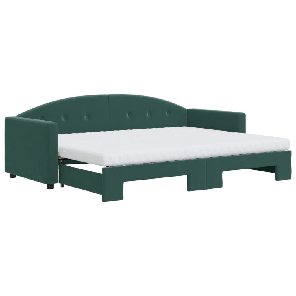 vidaXL Bett Tagesbett Ausziehbar mit Matratzen günstig online kaufen