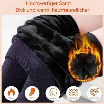 ManKle Thermoleggings 2 Stück Warme Leggings Damen Gefüttert Thermische Dehnbare Leggings (2-tlg)