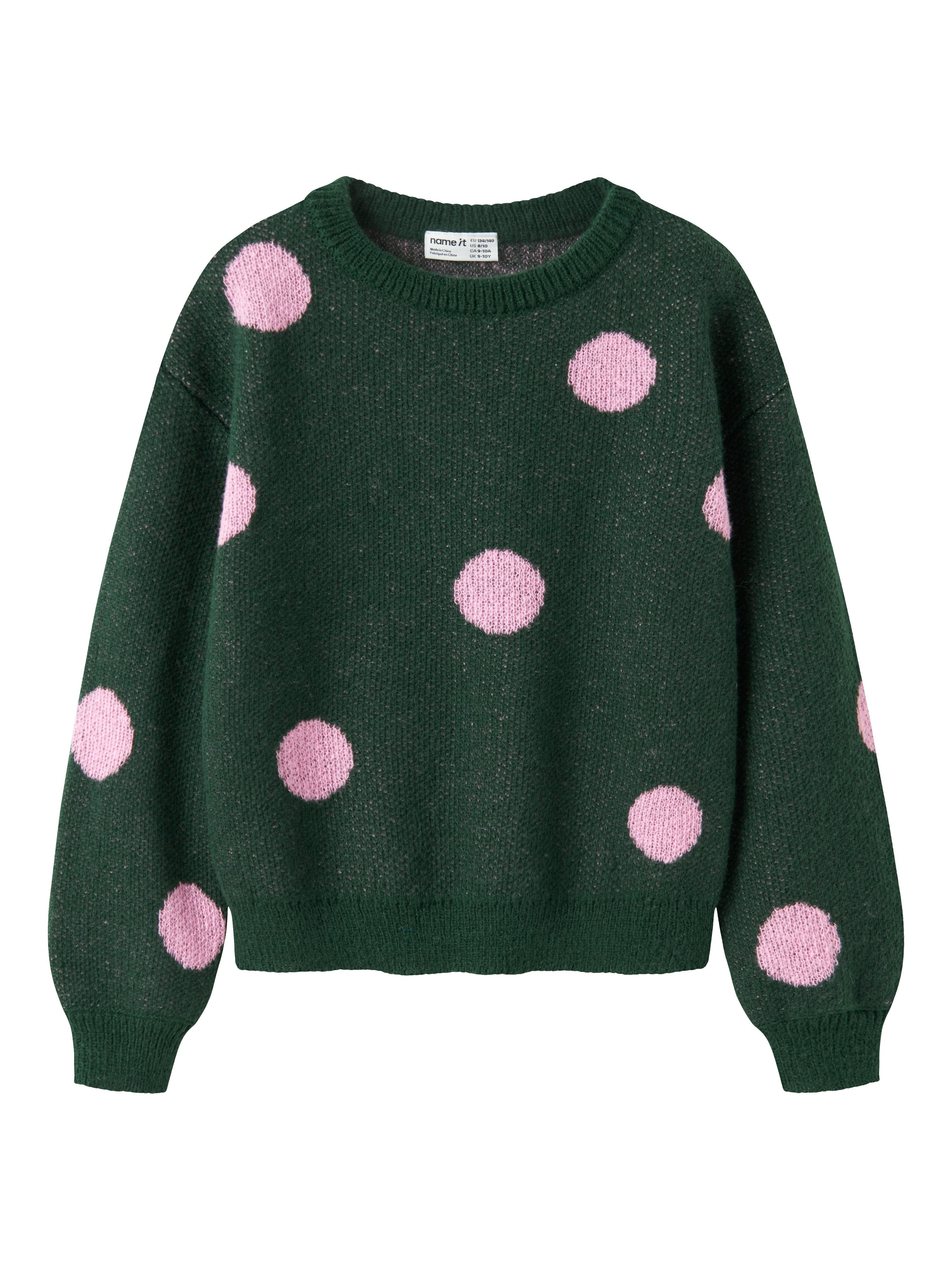 Name It Rundhalspullover NKFOLISA LS KNIT BF Kunstfaser, regular fit