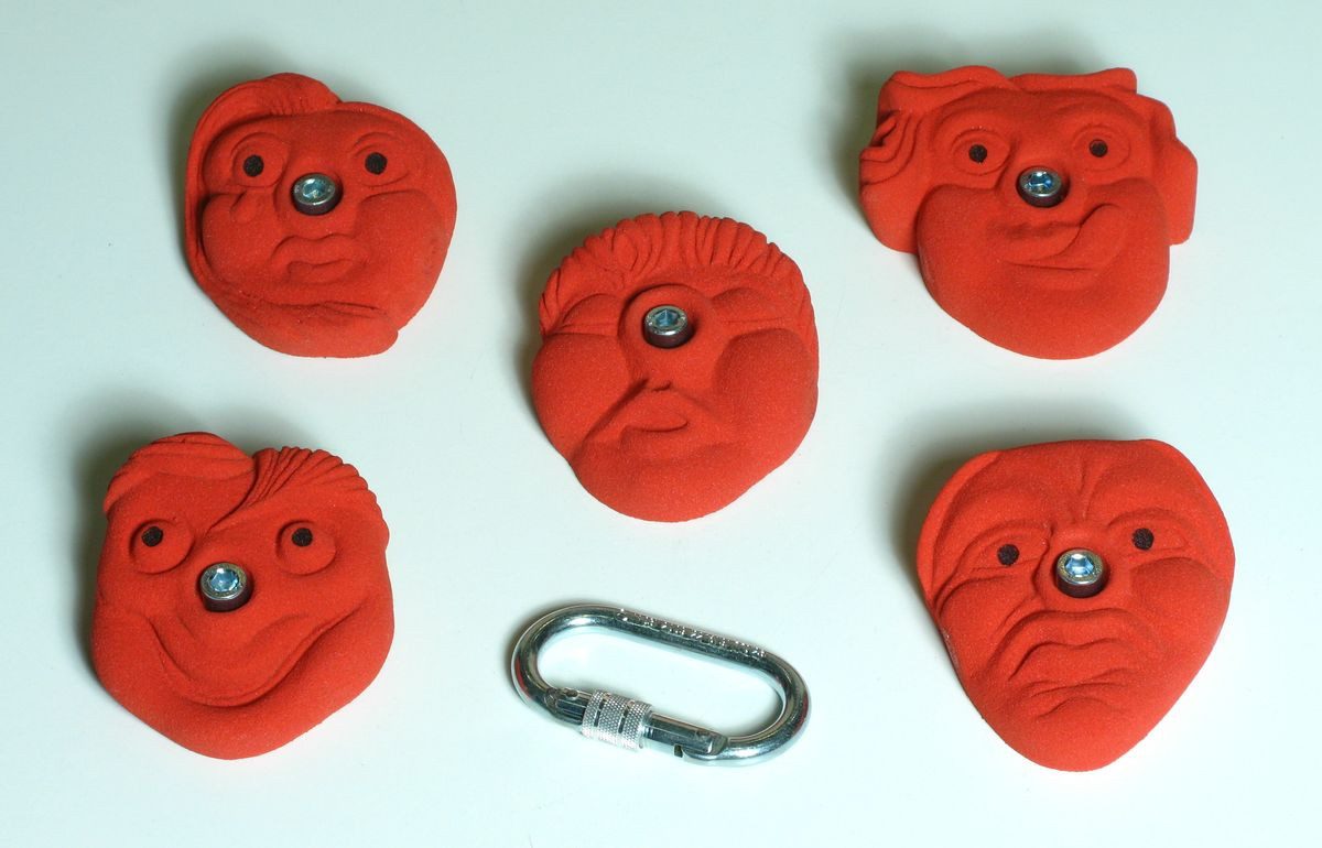 KS Klettergriffe Kletterwand Klettergriffe Set Launen - KS Klettergriffe