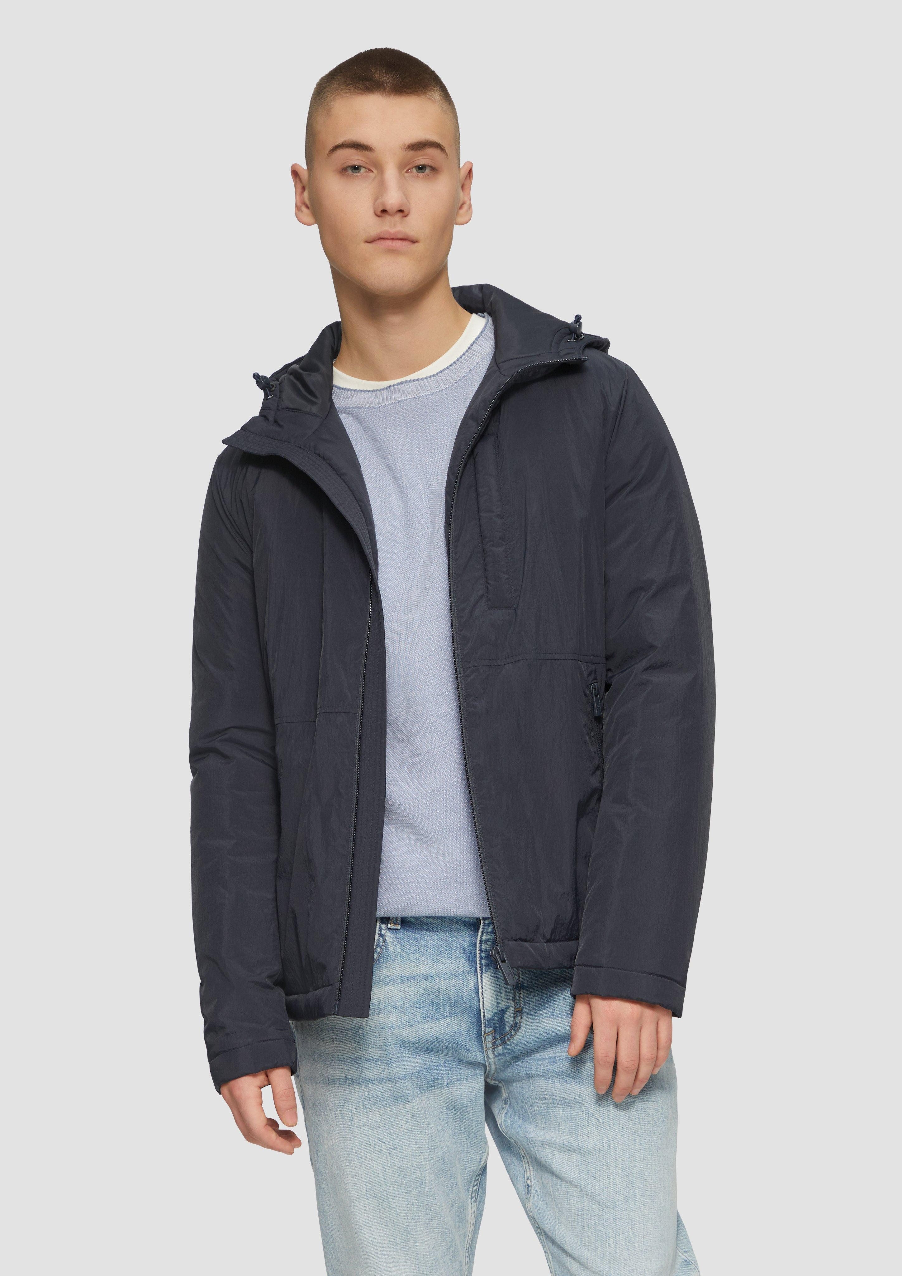 QS Allwetterjacke Wattierte Übergangsjacke mit Kapuze günstig online kaufen