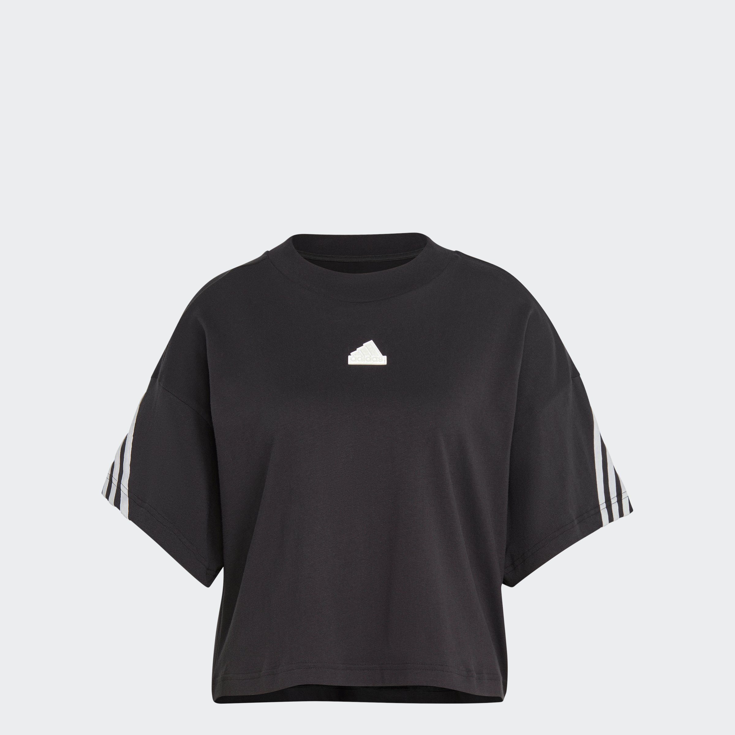 Sportswear Black 3-STREIFEN T-Shirt adidas FUTURE ICONS