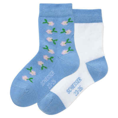 Schiesser Langsocken 142522 (Packung, 2-Paar, 2 Paar) Kinder Socken, Jungen & Mädchen mit Baumwolle, Kindersocken