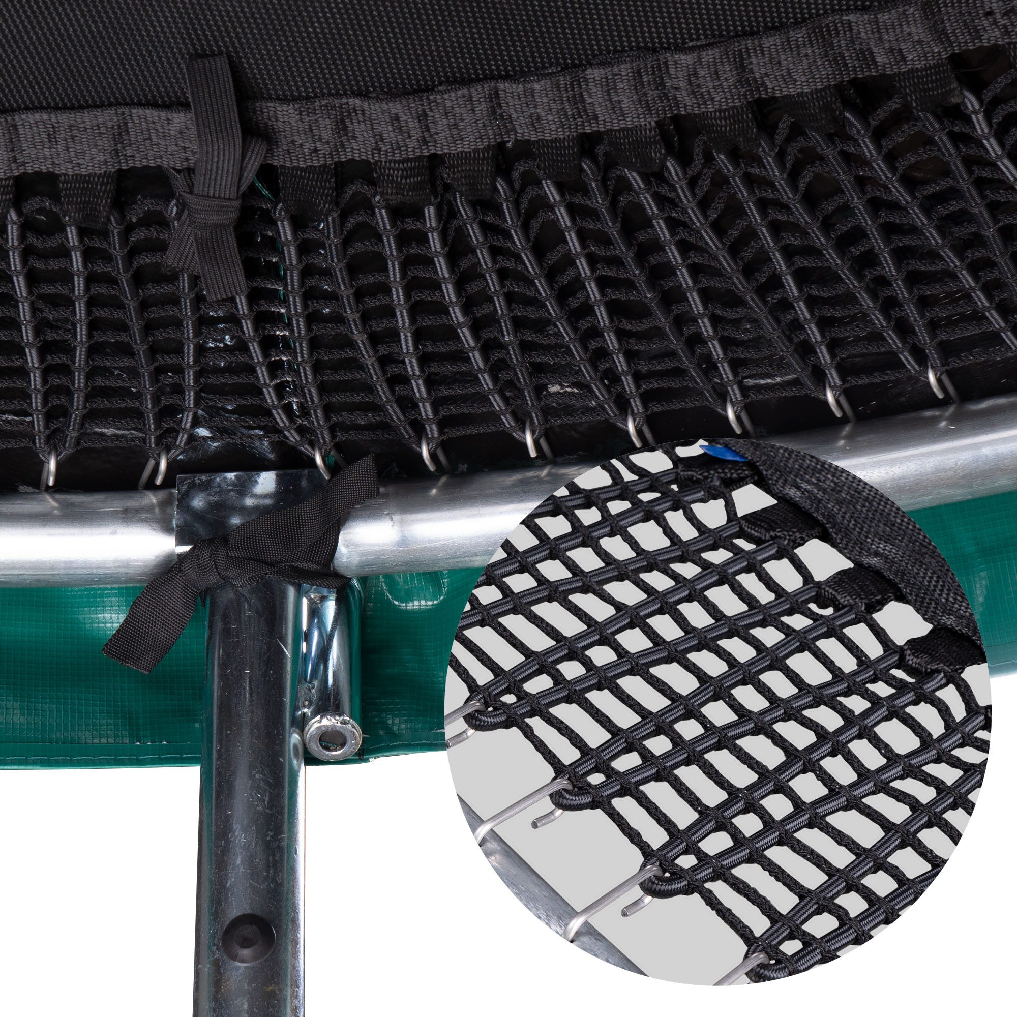 Kinetic Sports Hochsprungmatte, Ersatz Sprungmatte Bungee Safety Elite Trampolin 244/305/366cm
