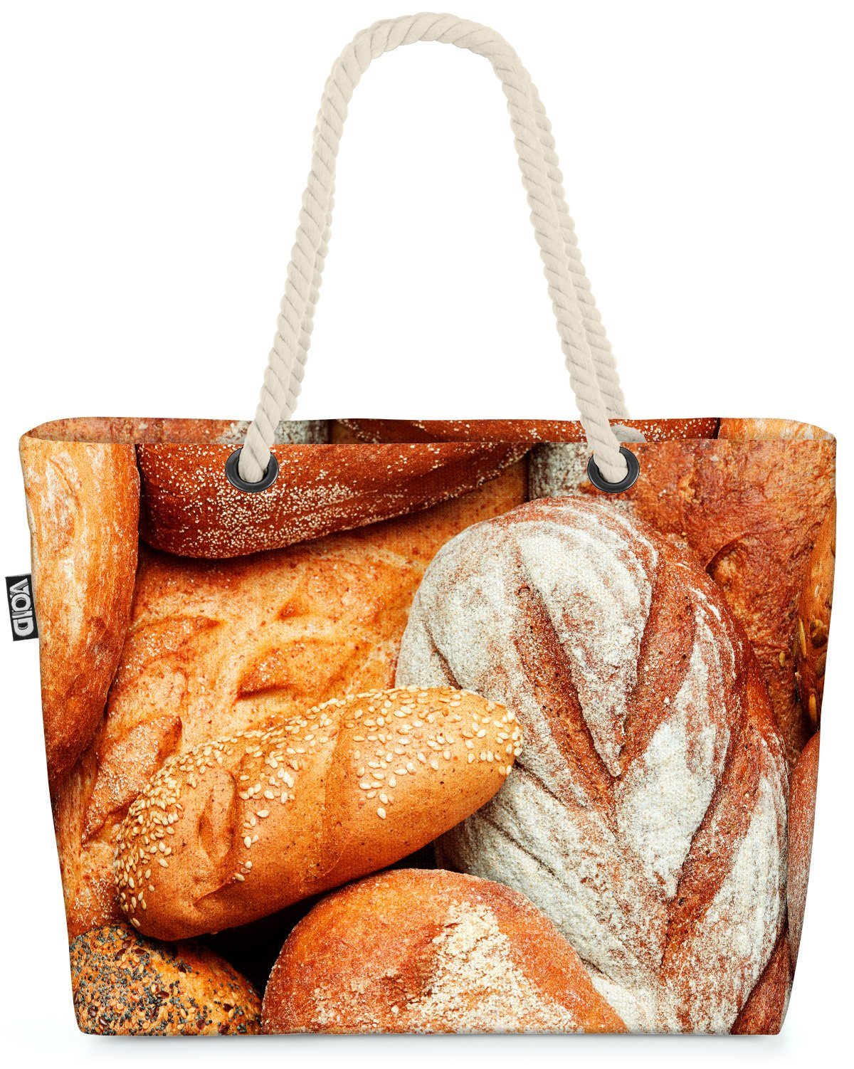 VOID Strandtasche (1-tlg), Brot Vollkorn Küche Backen Brot Vollkorn Küche Backen Brot Frühstück