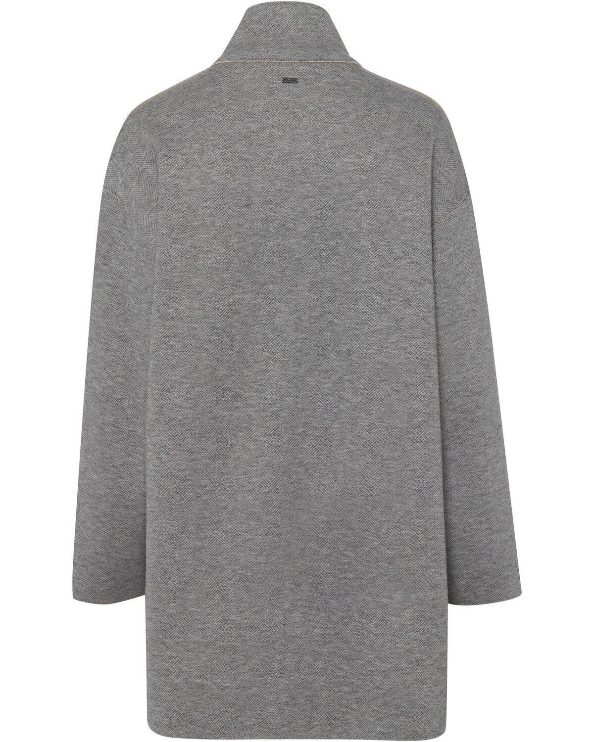 Highmoor Outdoorjacke Lockerer Kurzmantel Fischgrat günstig online kaufen