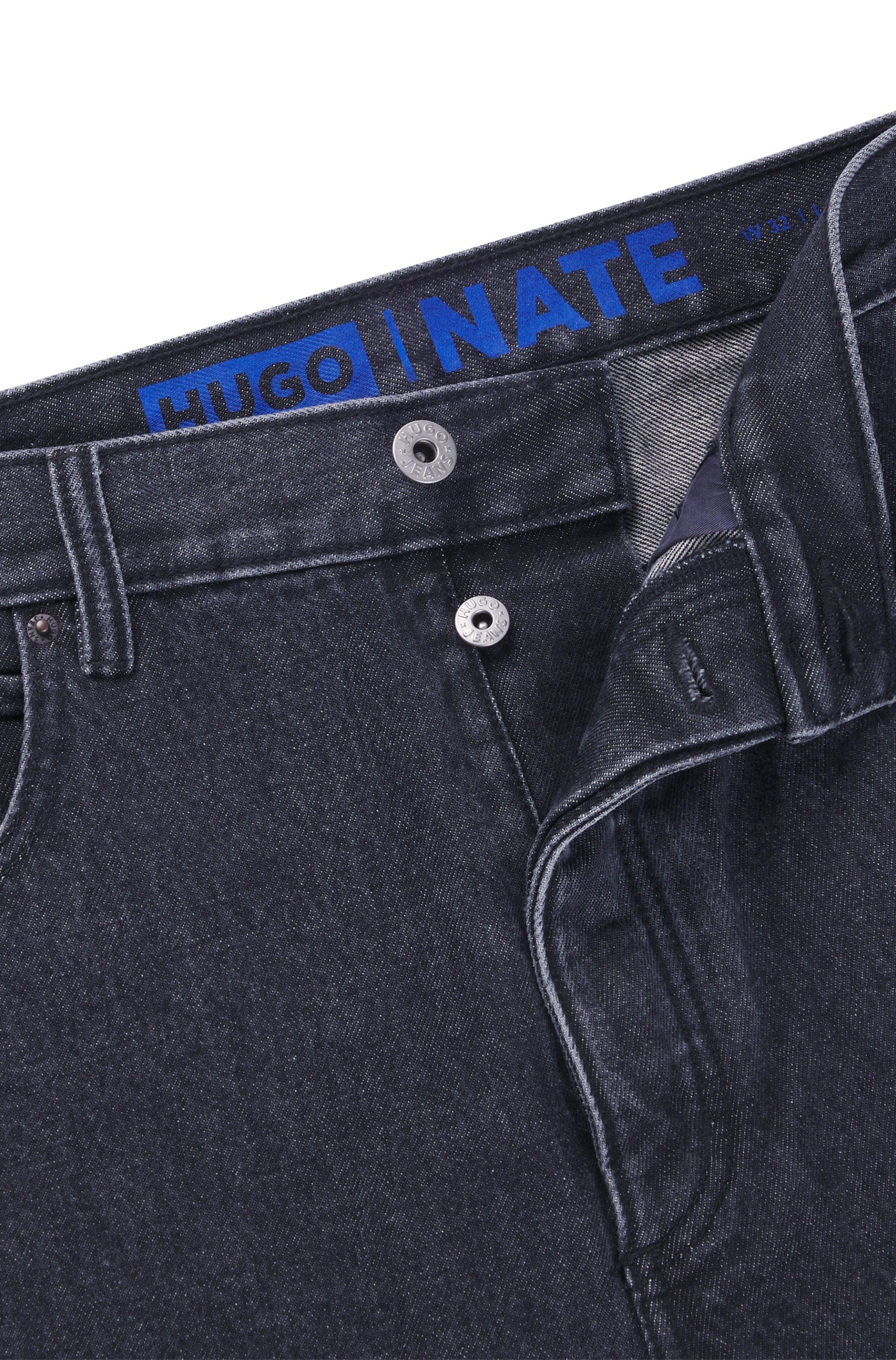 HUGO Loose-fit-Jeans Nate in heller Waschung – Bild 5 von 5