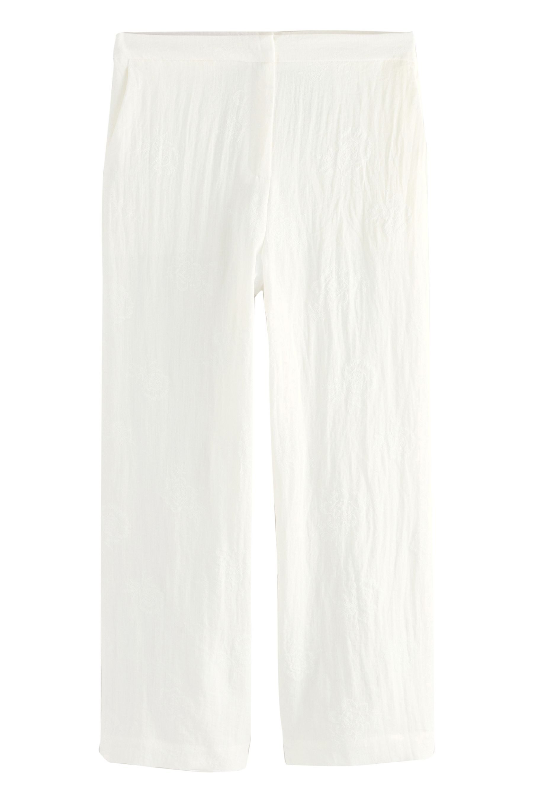 Next Palazzohose Hose mit Stickerei und weitem Bein (1-tlg) günstig online kaufen