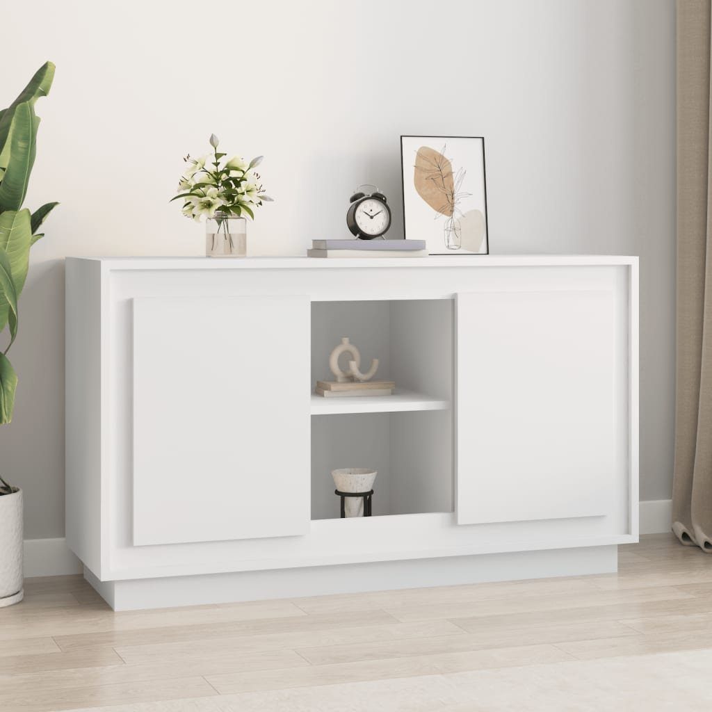 furnicato Sideboard Weiß 102x35x60 cm Holzwerkstoff (1 St) günstig online kaufen