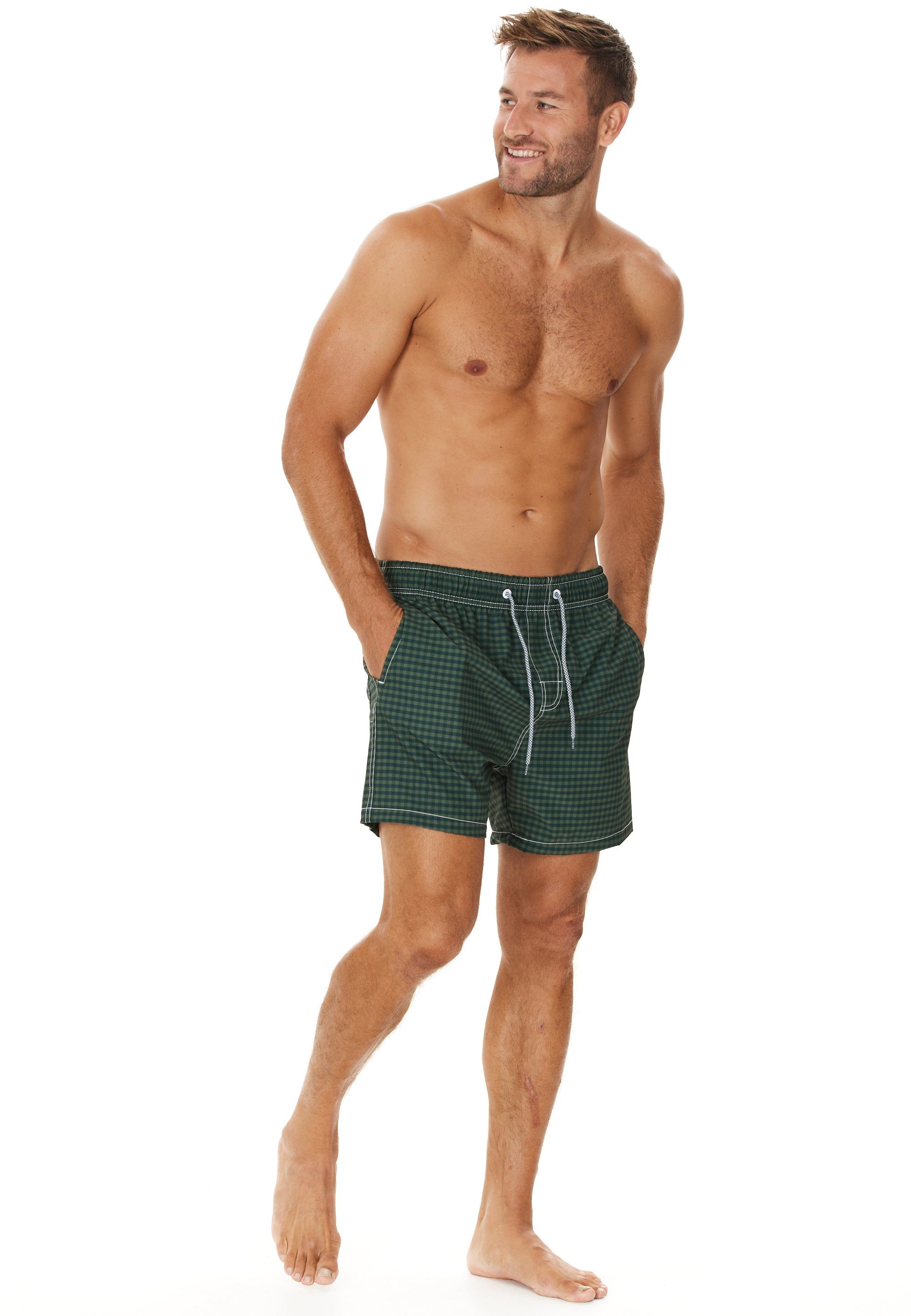 CRUZ mit Badehose Julius Karo-Muster