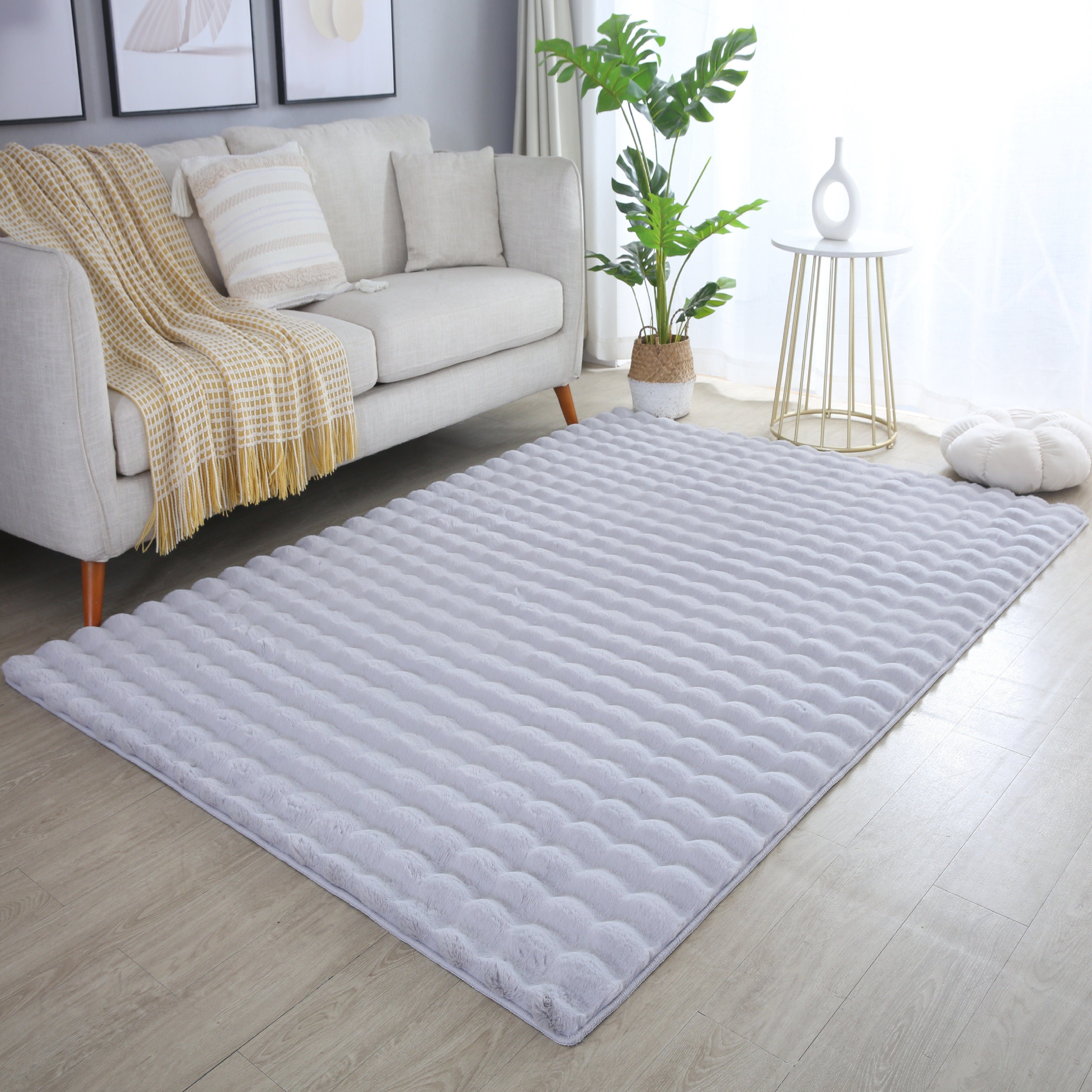 Stilvoll Günstig Hochflor-Teppich Teppich für den günstig online kaufen