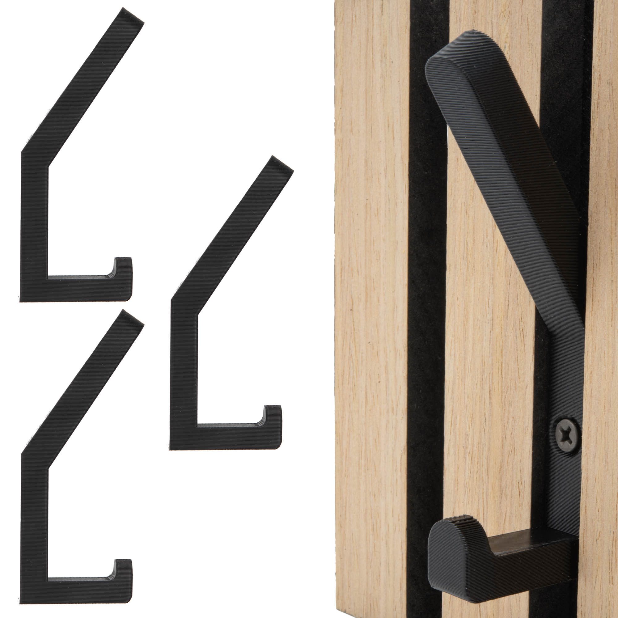 TSB Werk Kleiderhaken Kleiderhaken Garderobenhaken Akustik Paneele, (3-St), günstig online kaufen