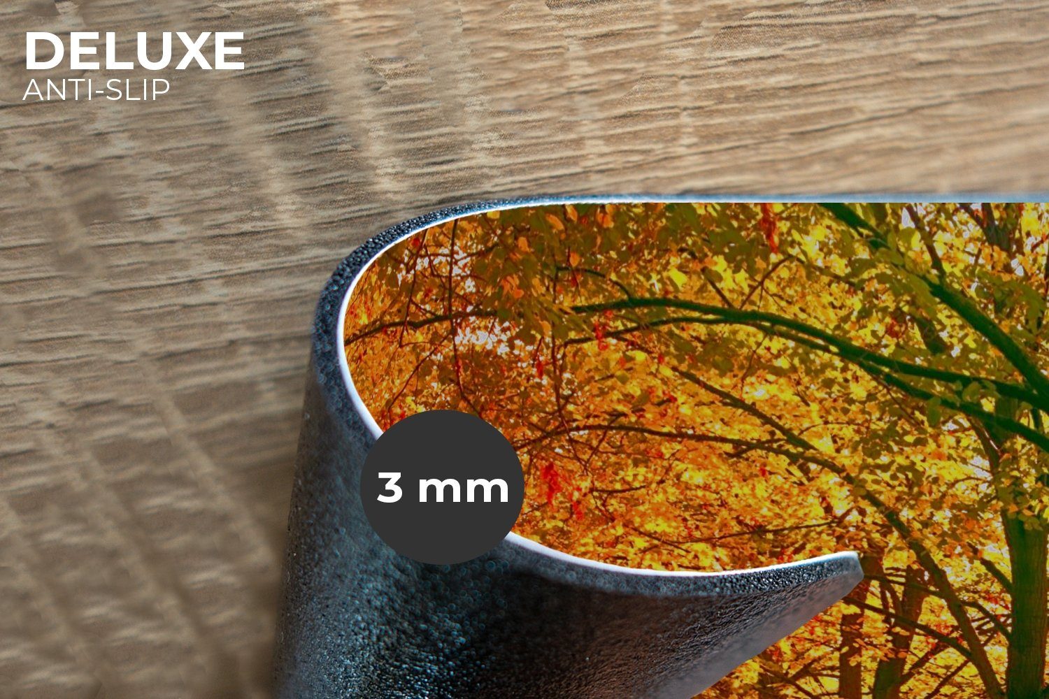 MuchoWow Platzset Wald - Herbst - Jahreszeiten - Ländlich, (6-St), Platzsets, Tischset, Abwaschbar, Tischsets, Platzdeckchen – Bild 2 von 5