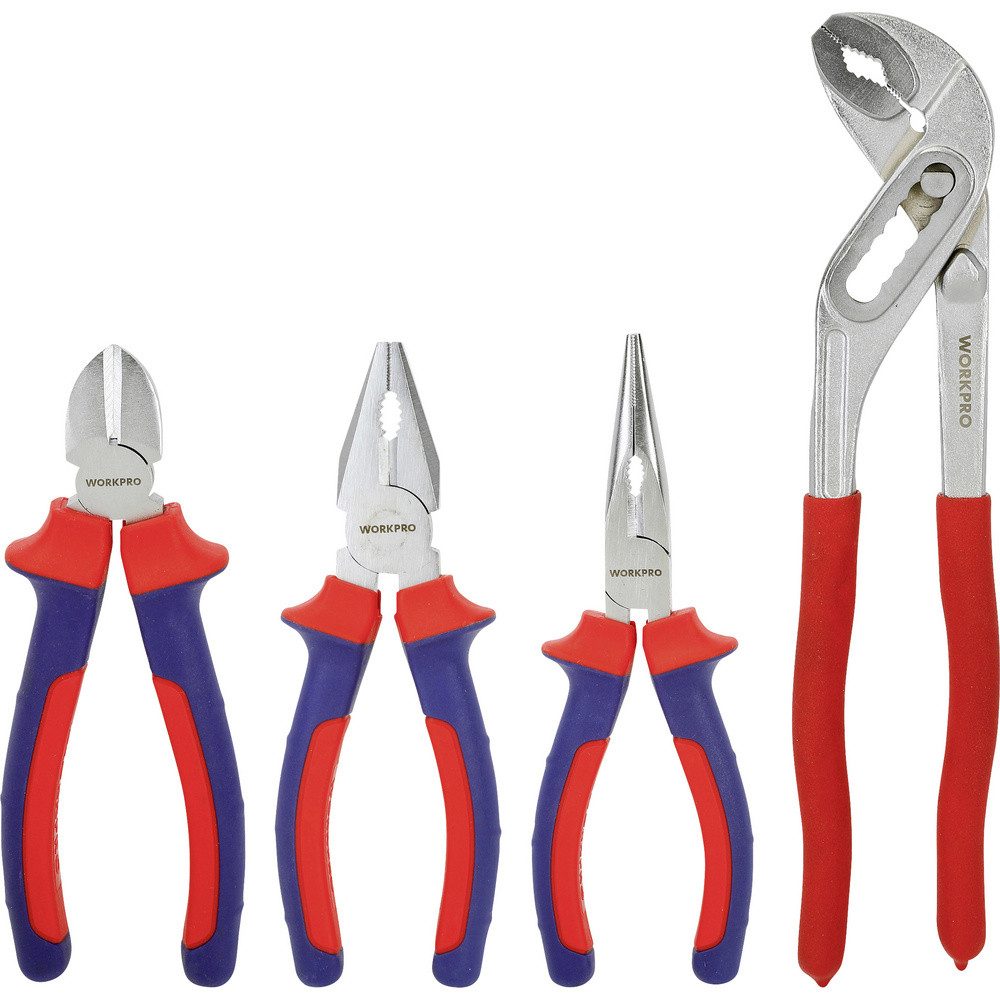WorkPro Zangenset WorkPro WP201020 Elektronik- u. Feinmechanik Justierzange 4teilig