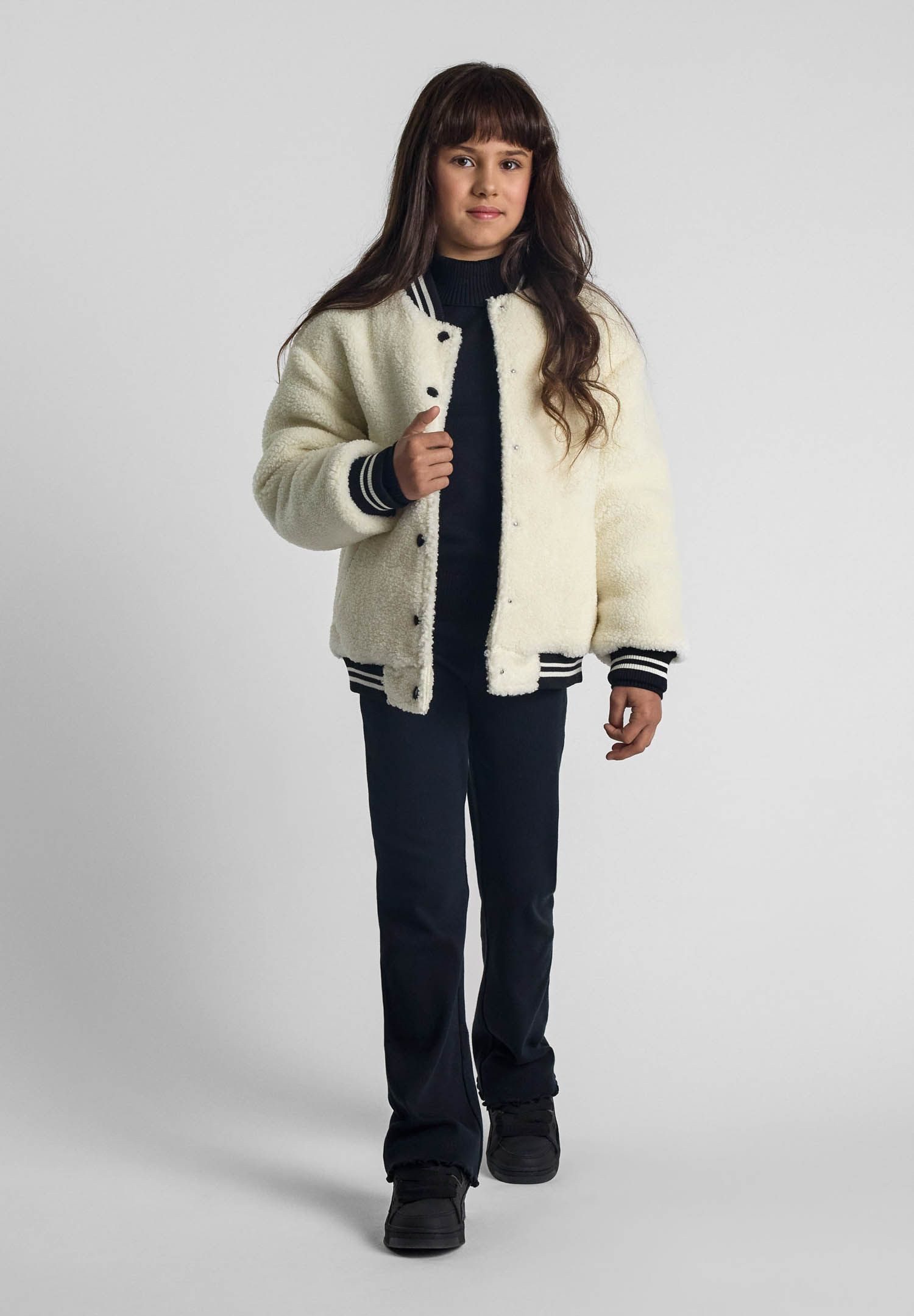 MINOTI Collegejacke Baseball-Übergangsjacke mit Druckknöpfen und Bündchen (2y-14y)