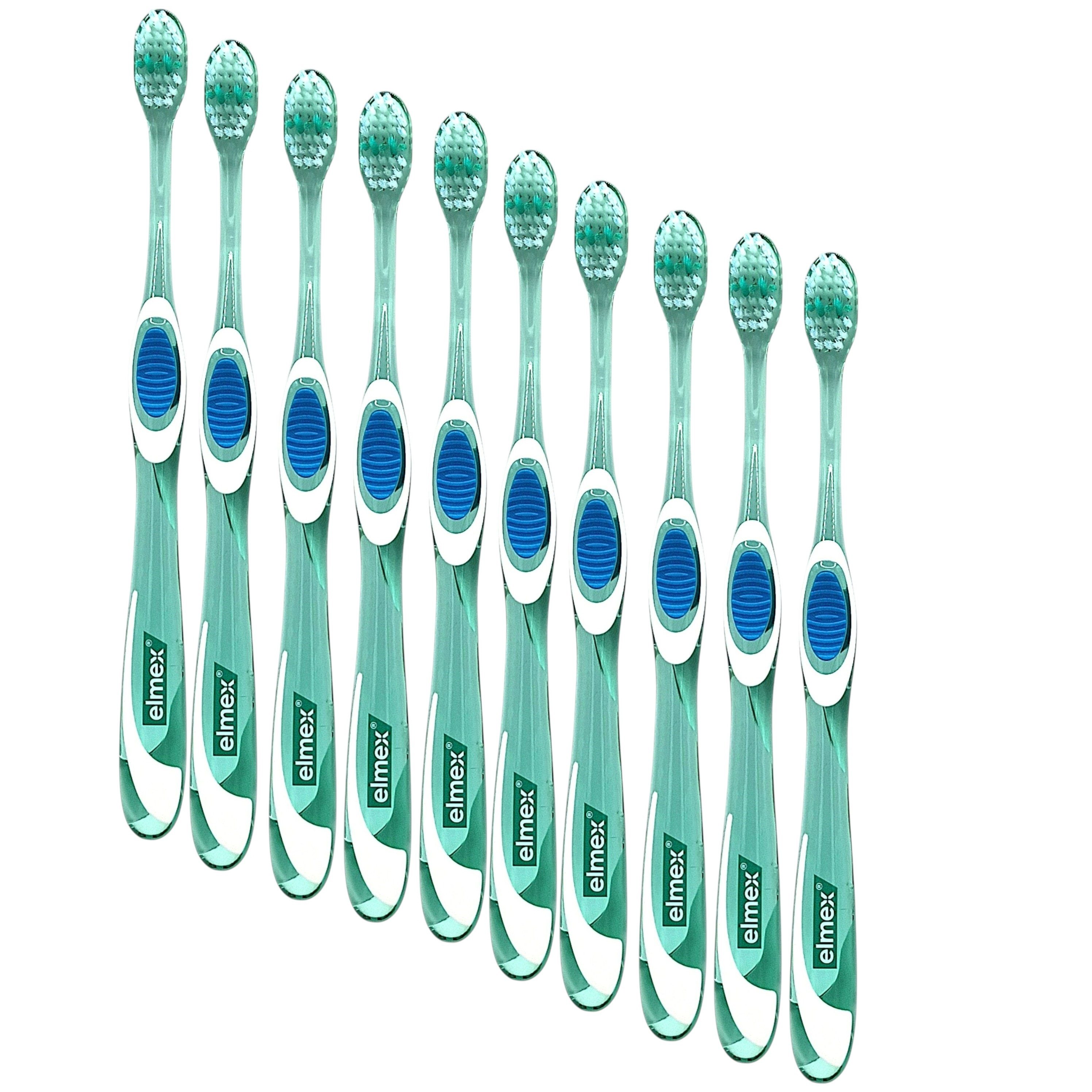 elmex Zahnbürste 10x Elmex Sensitive Professional Zahnbürste extra weich