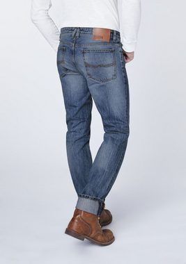 OKLAHOMA PREMIUM DENIM Straight-Jeans im 5-Pocket-Style (1-tlg)