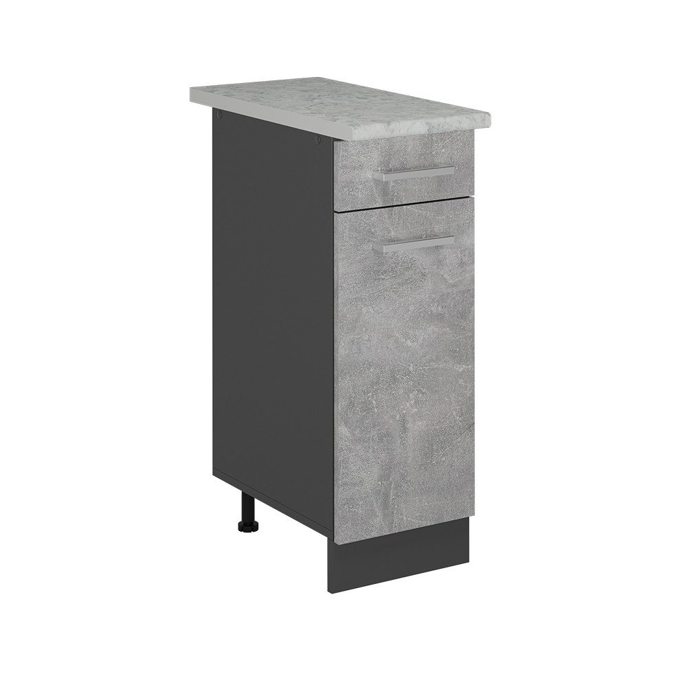 Vicco Unterschrank R-Line, Beton/Anthrazit, 30 cm günstig online kaufen