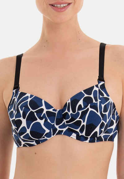 Anita Bügel-Bikini-Top Blue Depths (1-St), Bikini-Top - Schnelltrocknend - Extra Halt auch für große Cups