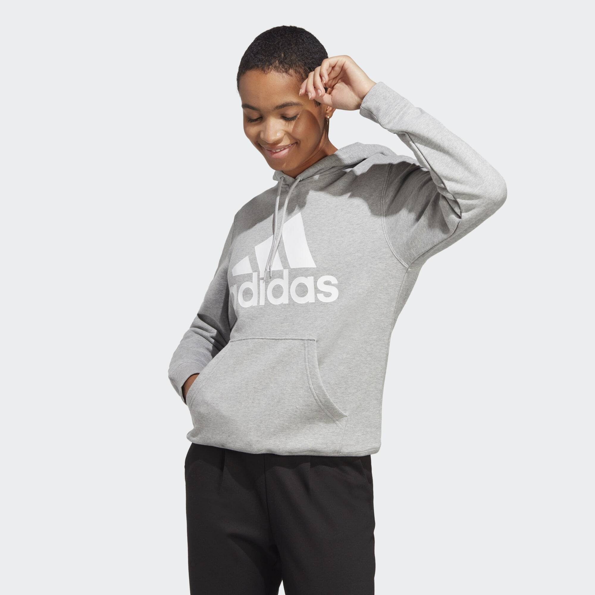 adidas Sportswear Kapuzensweatshirt ESSENTIALS BIG LOGO REGULAR FRENCH  TERRY HOODIE