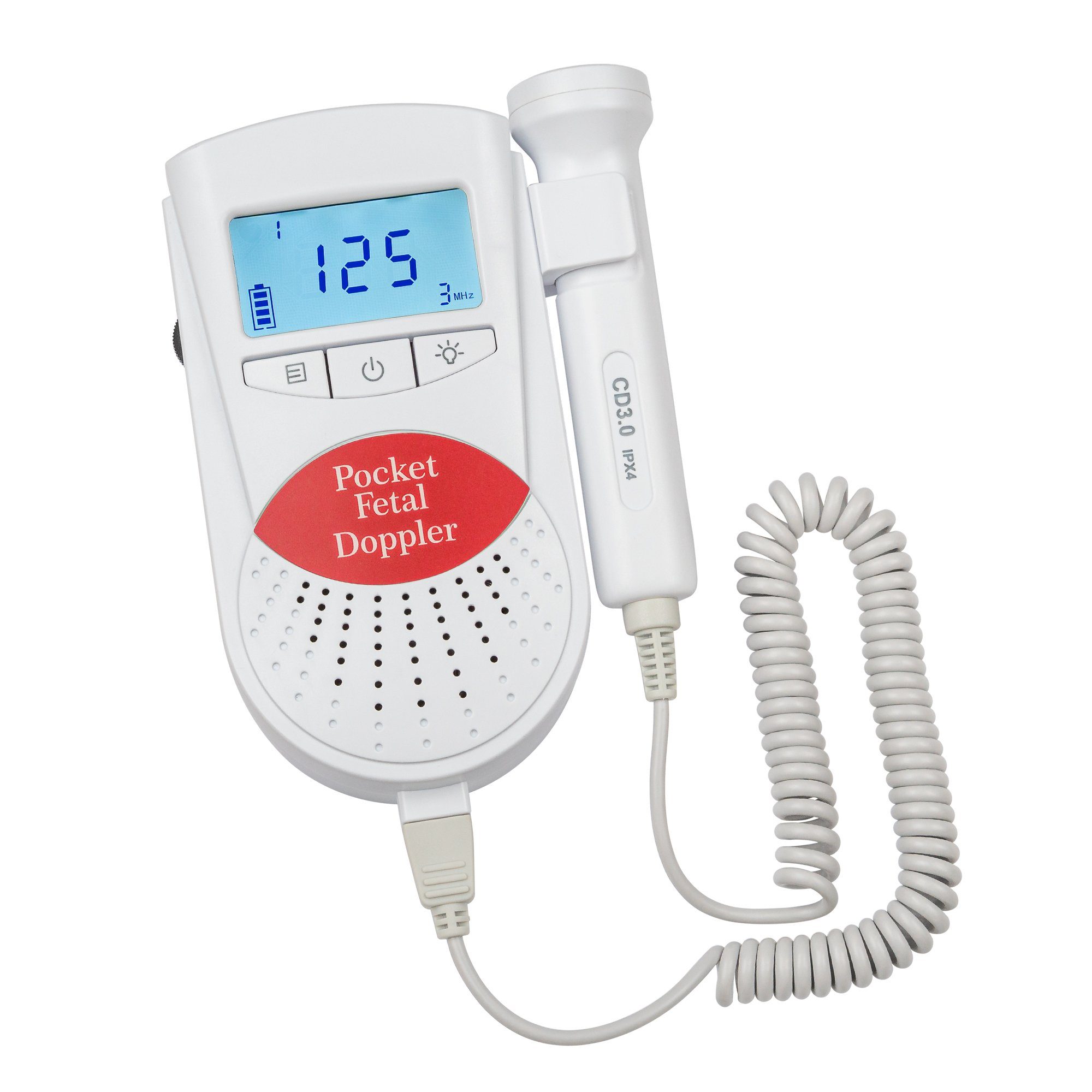 Sonoline Babyphone Sonoline B Fetal Doppler orange mit 3MHz Sonde
