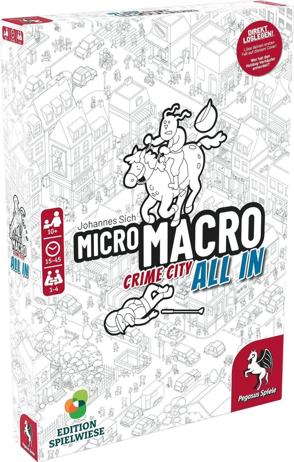 Pegasus Spiele Spiel, MicroMacro: Crime City 3 - All In (Edition Spielwiese)