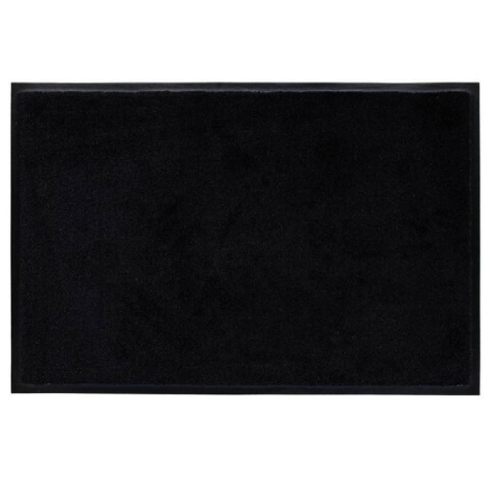 Giftcompany Fußmatte waschbare Fußmatte Uni Schwarz günstig online kaufen