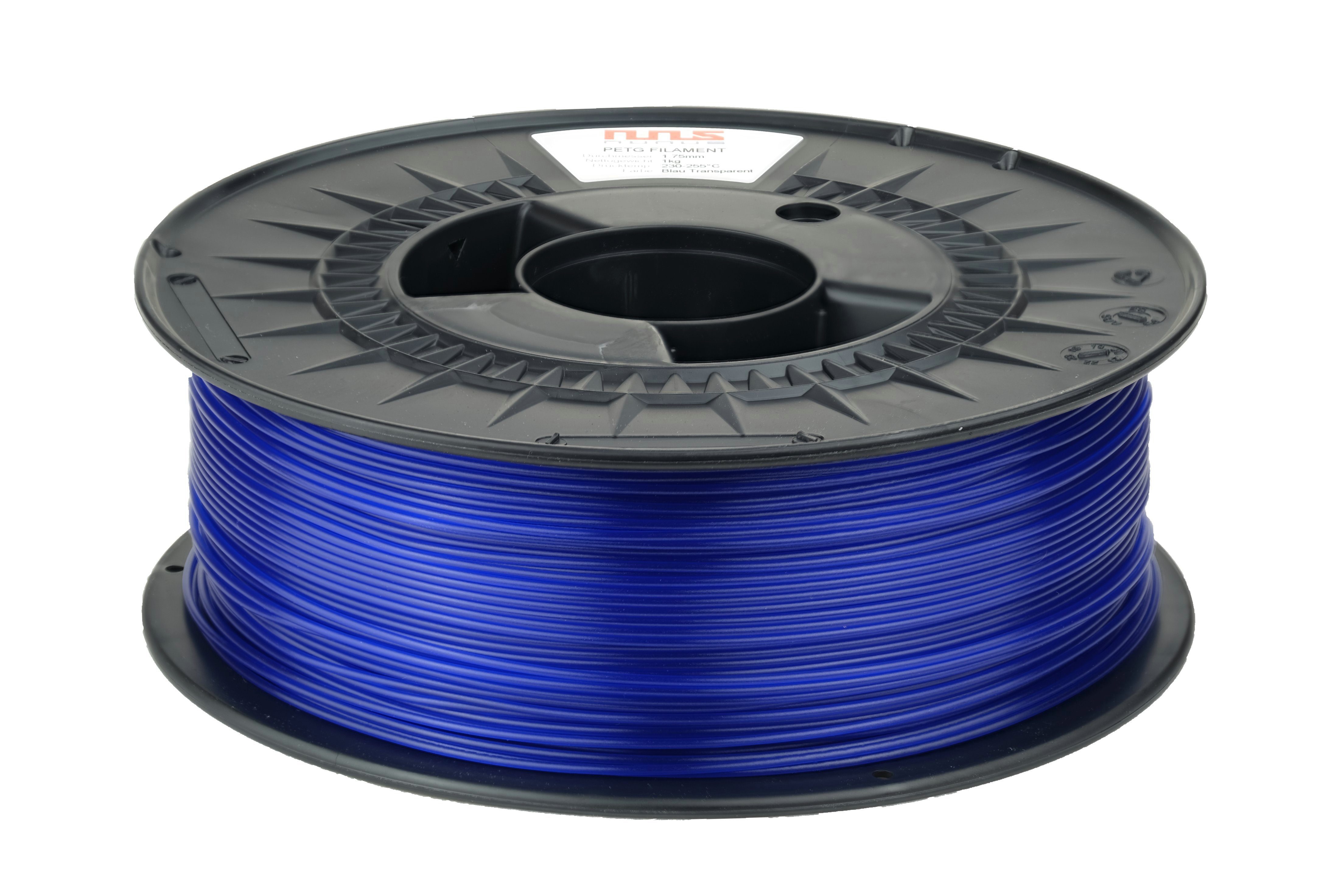 Nunus Filament 1.75mm PETG Filament, lebensmittelecht, robust PET Filament