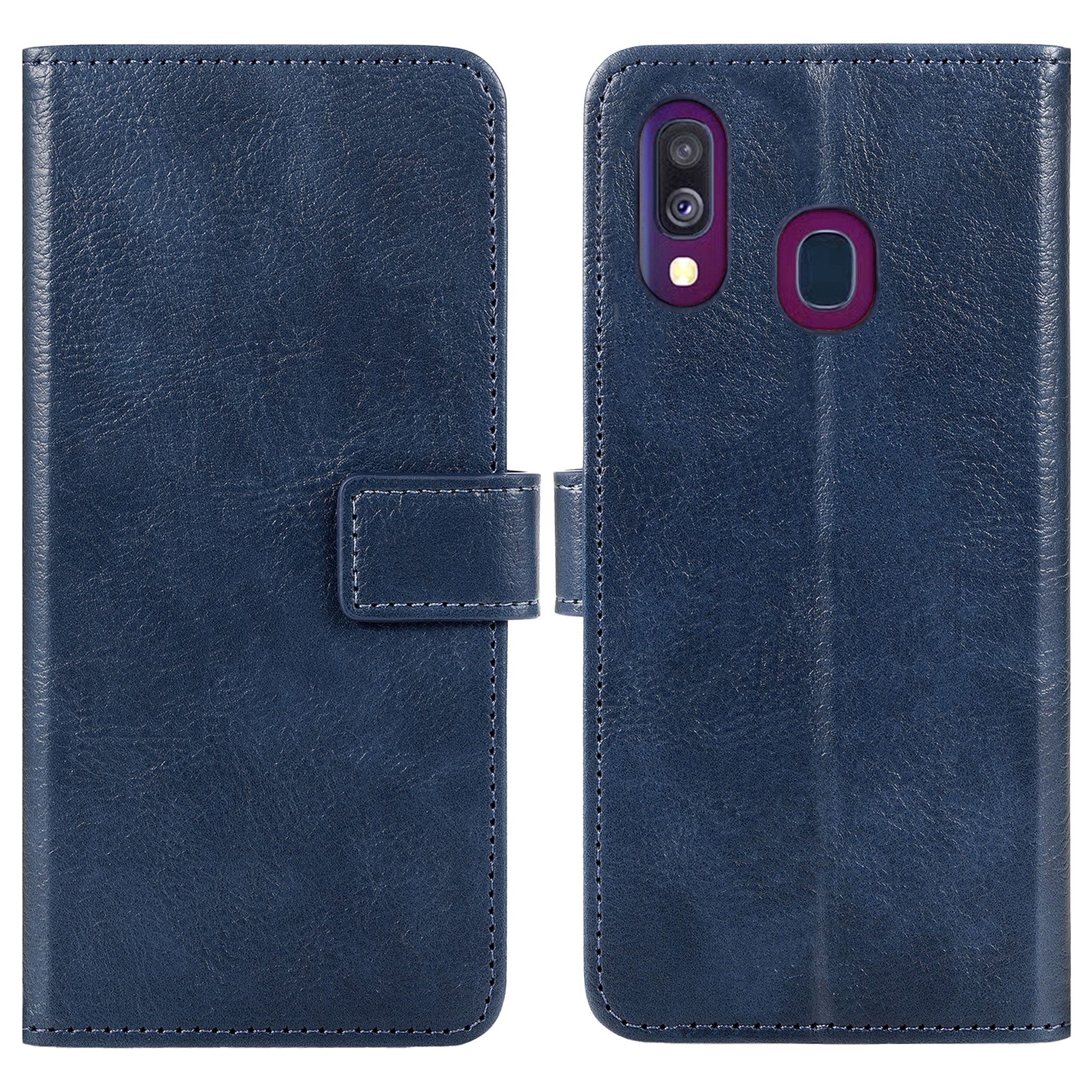 imoshion Smartphone-Mappe imoshion Luxuriöse Klapphülle Samsung Galaxy A40 - Dunkelblau