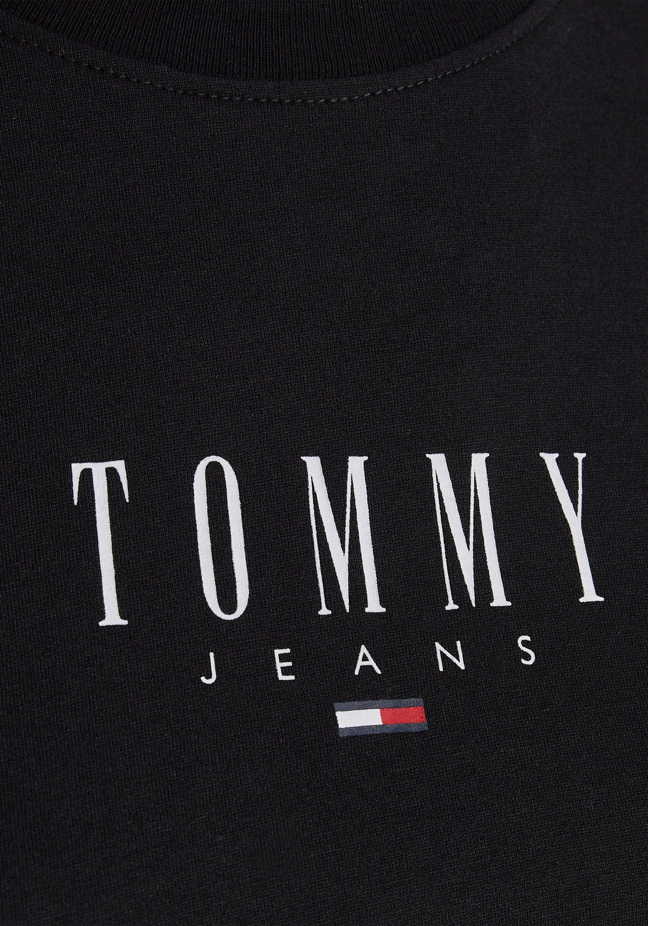 2 Logostickerei T-Shirt LOGO TJW Black BBY ESSENTIAL Jeans und Logodruck mit Tommy