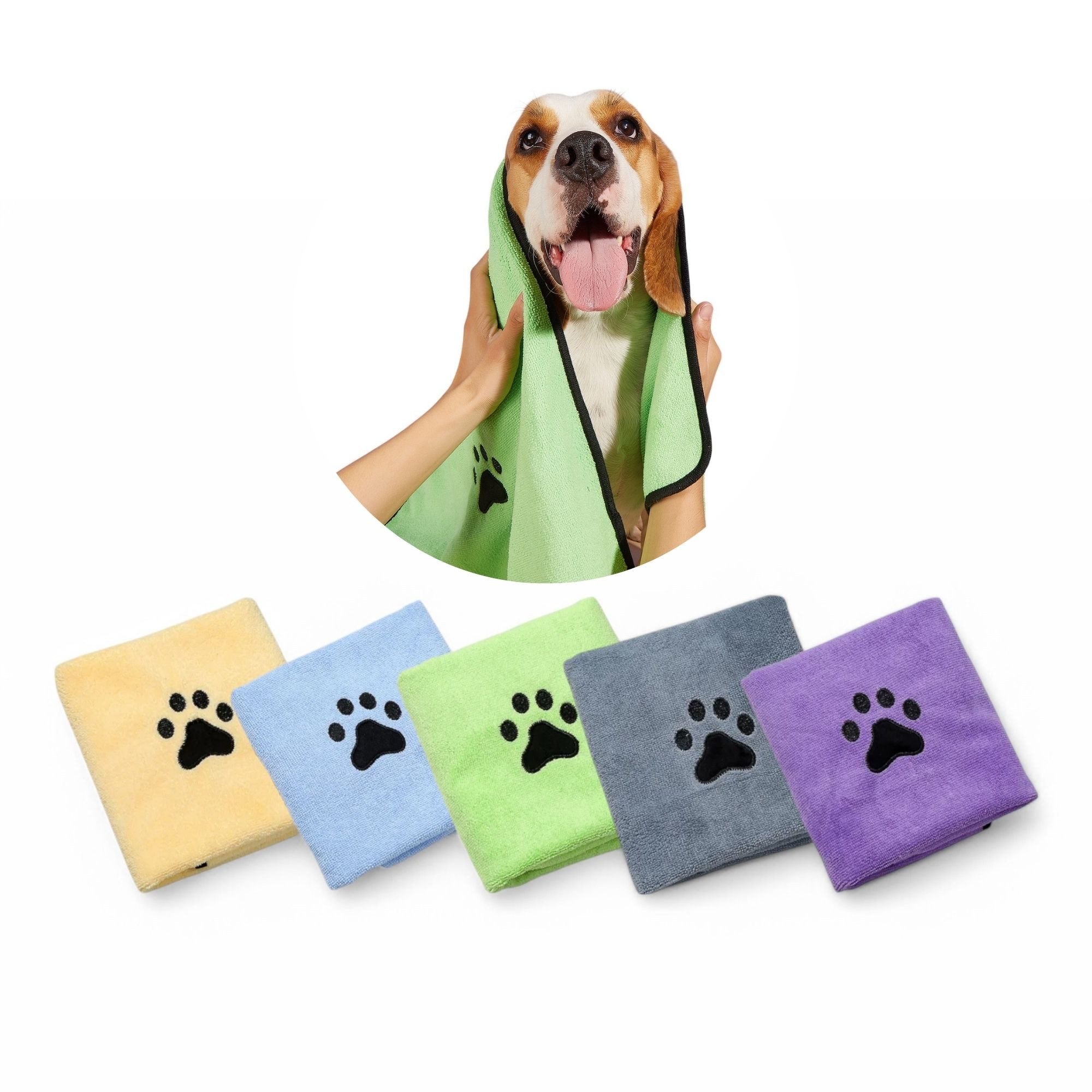 Eyecatcher Hundehandtuch Mikrofaser-Handtuch für Haustiere Saugstark günstig online kaufen