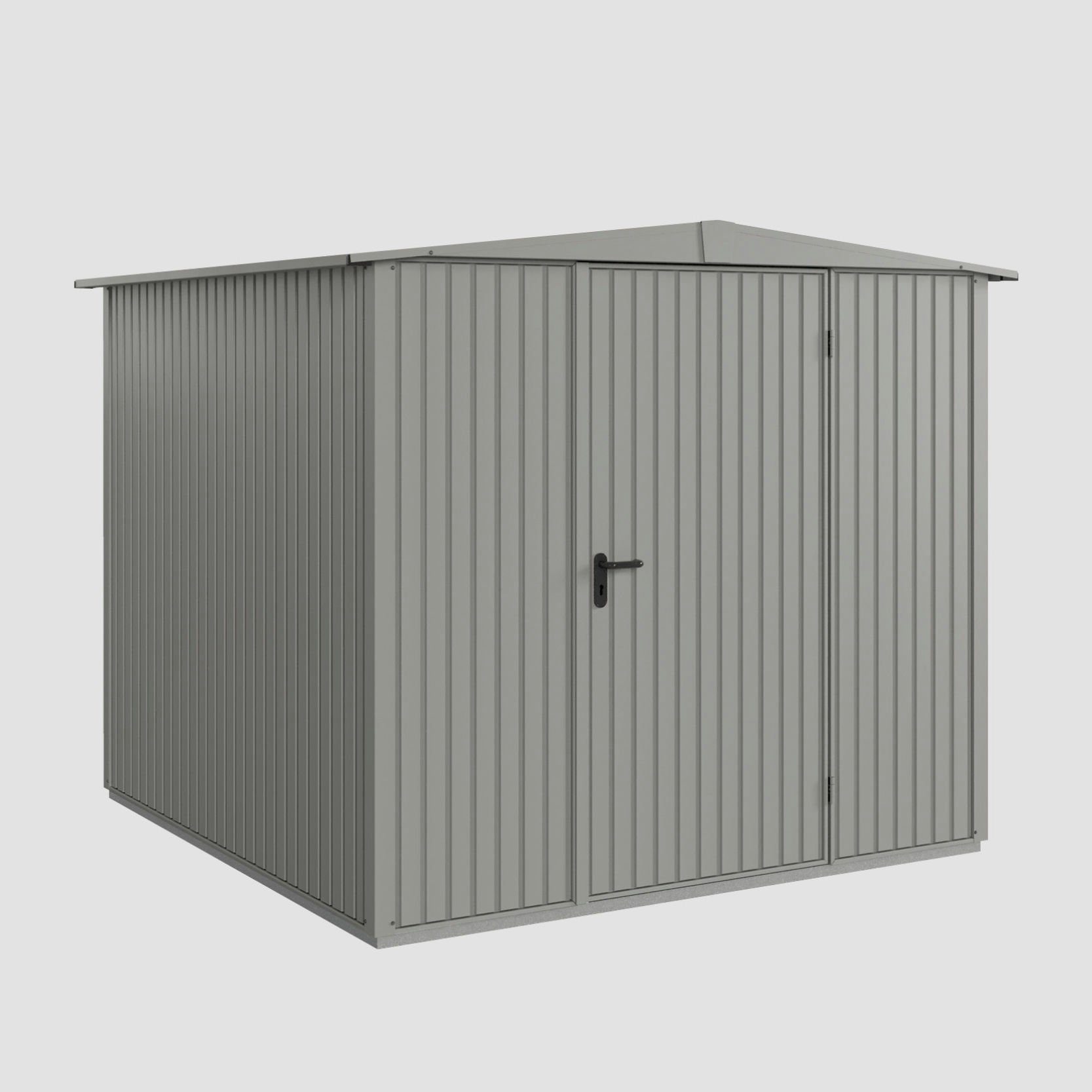 Hörmann Ecostar Gerätehaus Gerätehaus Trend mit Satteldach (259 x 248 cm), Metall
