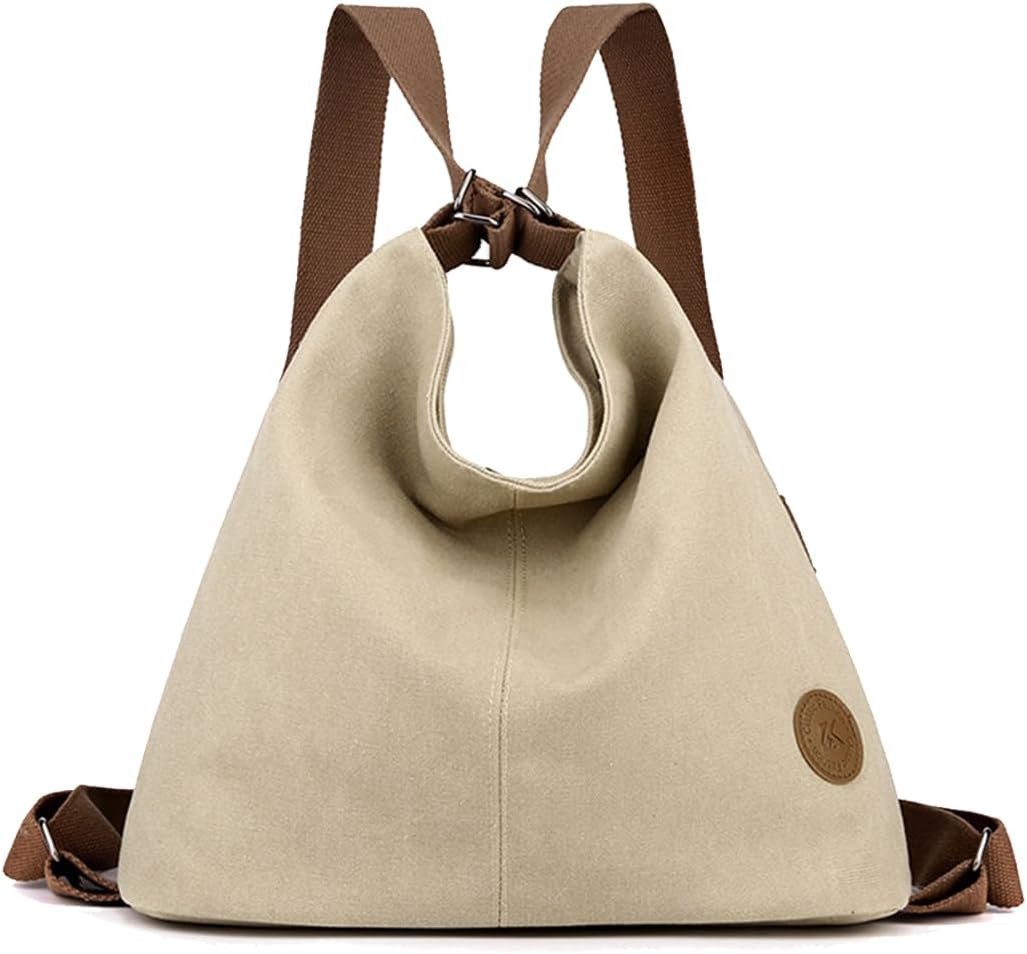 nsihing Rucksack Damen Rucksack Große Kapazität Schultasche Casual Handtasche Vintage
